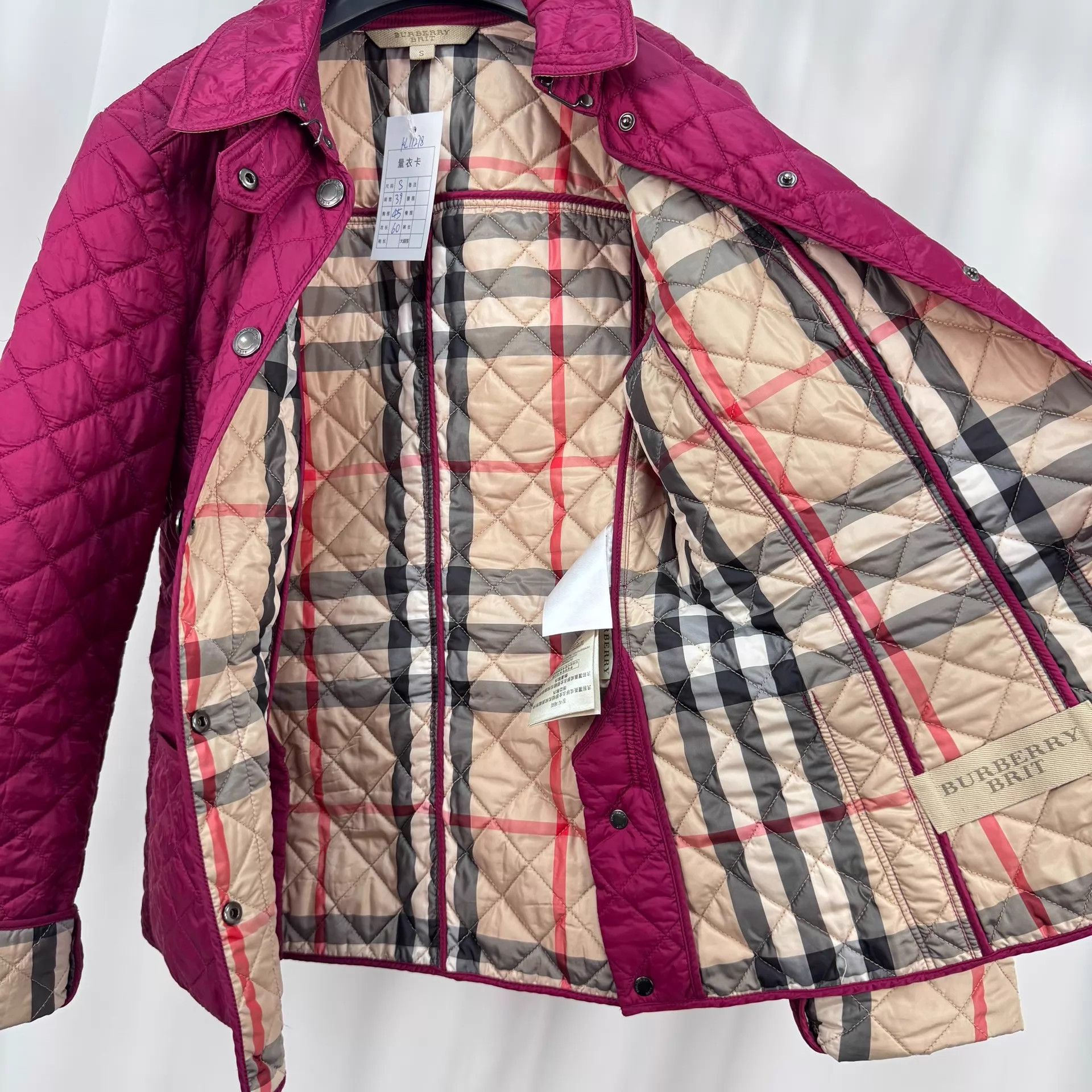 Burberry Burberry Lattice Check Cotton Jacket S 98 New Size S / US 4 / IT 40 - 5 Thumbnail