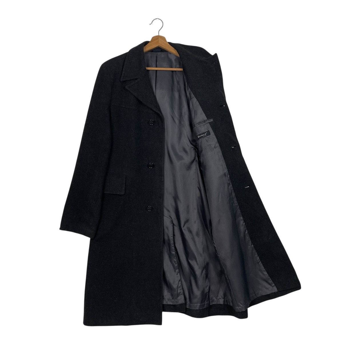 Other Domon Homme Wool Black Coat Size US M / EU 48-50 / 2 - 10 Thumbnail