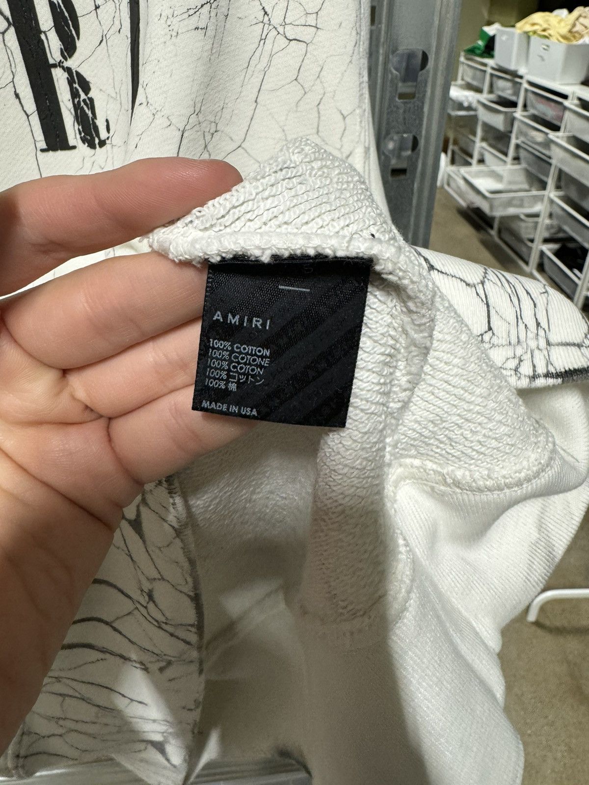 Amiri Amiri Cracked Core Logo Sweatshirt NEW 1000$ Size US M / EU 48-50 / 2 - 5 Thumbnail