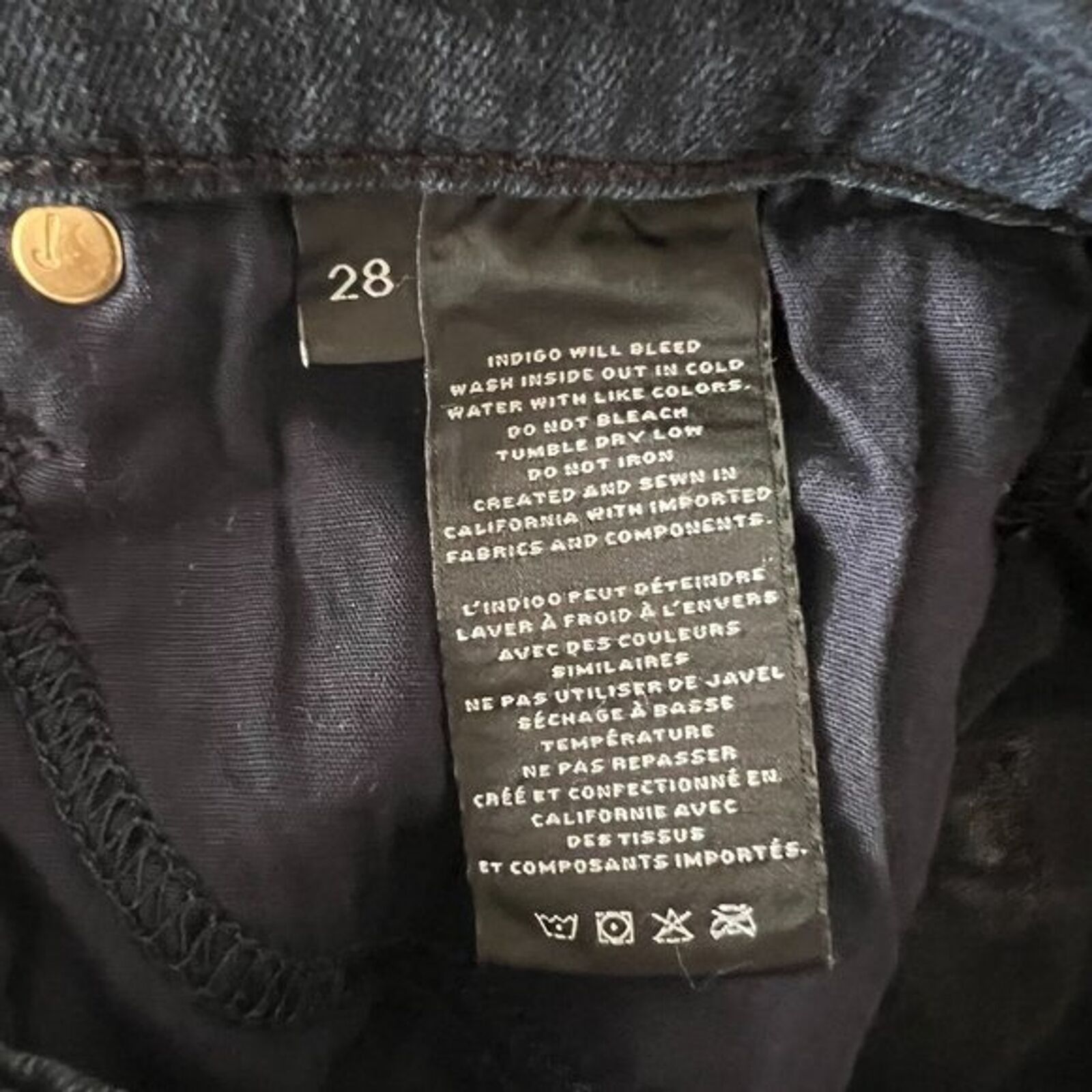 J Brand J BRAND Mid-Rise Cropped Skinny Leg Jeans, M/US28 Size 28" / US 6 / IT 42 - 6 Thumbnail