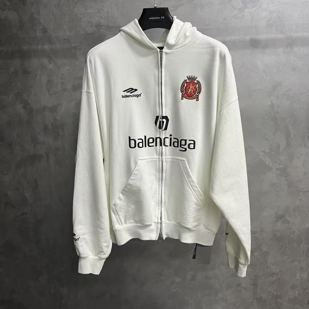 Balenciaga Balenciaga Printed Hoodie l Men Size US L / EU 52-54 / 3 - 1 Thumbnail