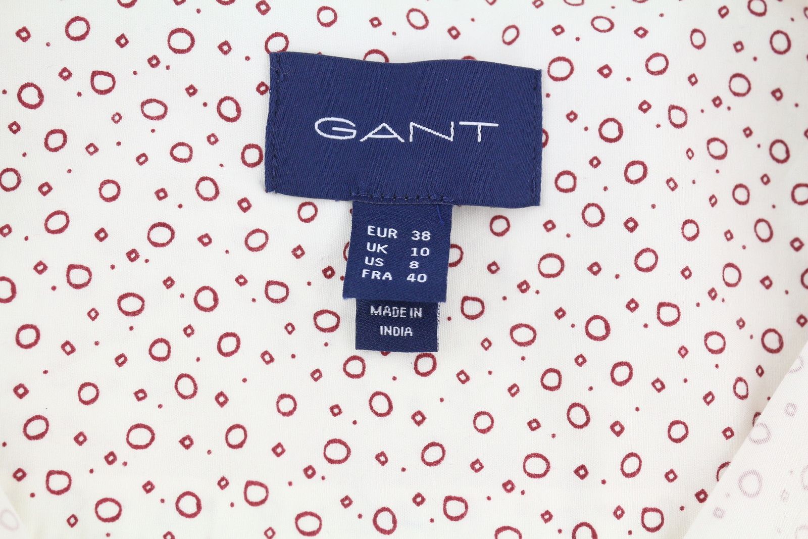 Gant STRETCH BROADCLOTH EU38 White Button-Up Shirt 84985 Size M / US 6-8 / IT 42-44 - 6 Thumbnail