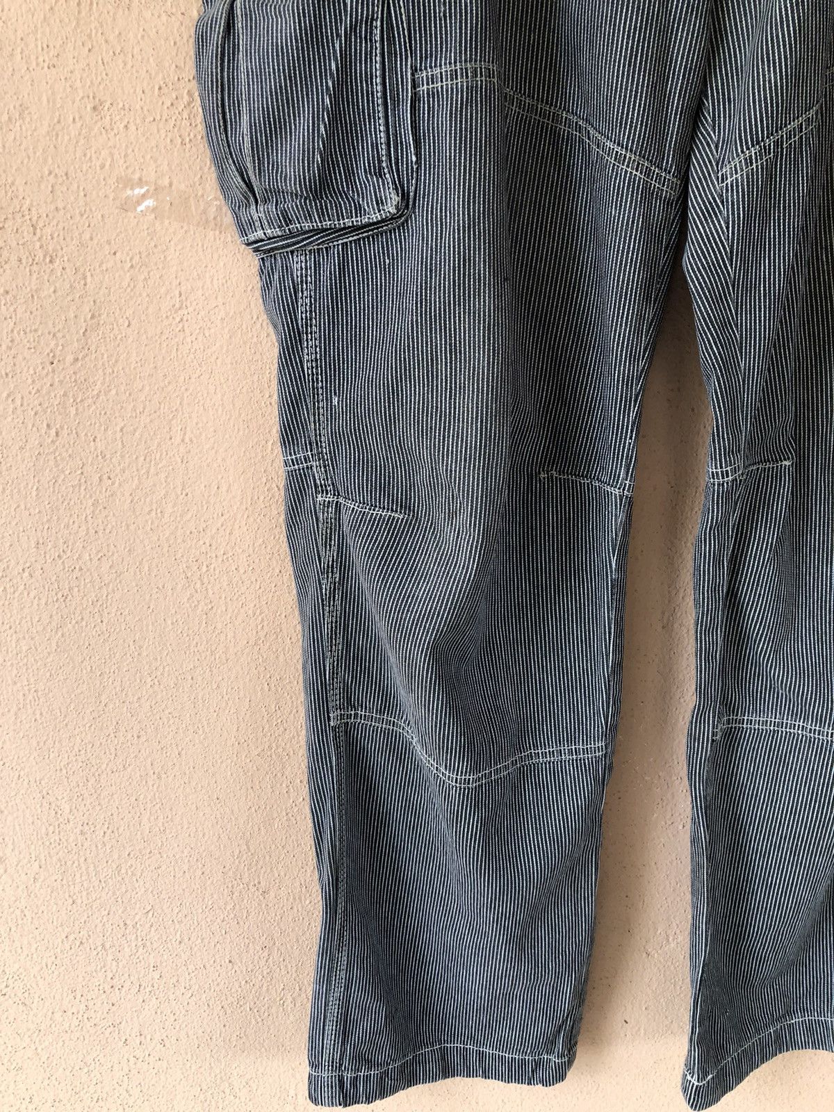 Japanese Brand × Vintage Vintage DOGMAN Small Stripe Cargo Pant Size US 35 - 8 Thumbnail