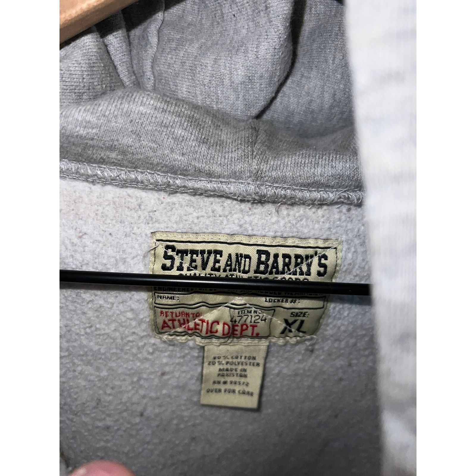 Steve And Barrys Vintage Michigan State Hoodie College University Weave XL Size US XL / EU 56 / 4 - 9 Thumbnail