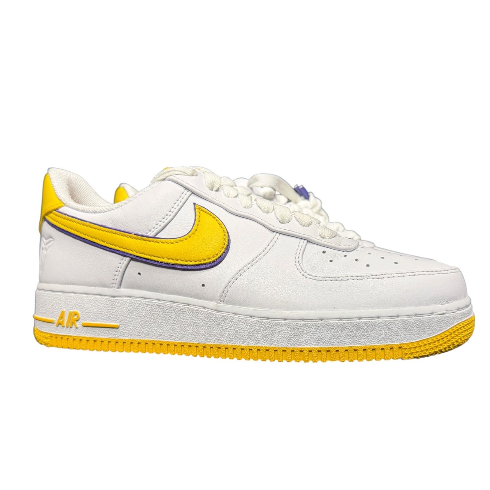 Nike Nike Kobe Bryant Air Force 1 Low Retro QS Lakers FZ1151-100 Size US 8.5 / EU 41-42 - 13 Thumbnail