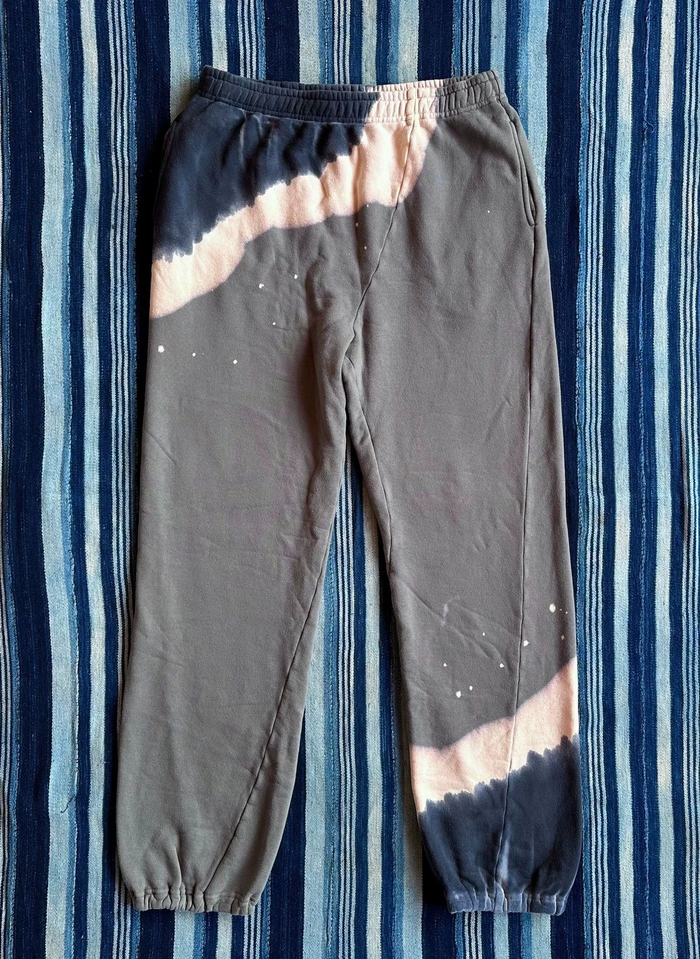 NOMA t.d NOMA t.d. Hand Dye Cuffed Sweatpants Gray & Navy 4 Size 27" / US 4 / IT 40 - 1 Thumbnail