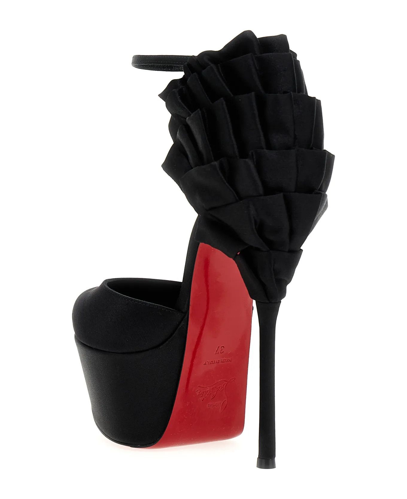 Christian Louboutin o1s1wg110924 Maria Frou Alta Pumps in Black Size US 5 / IT 35 - 3 Thumbnail