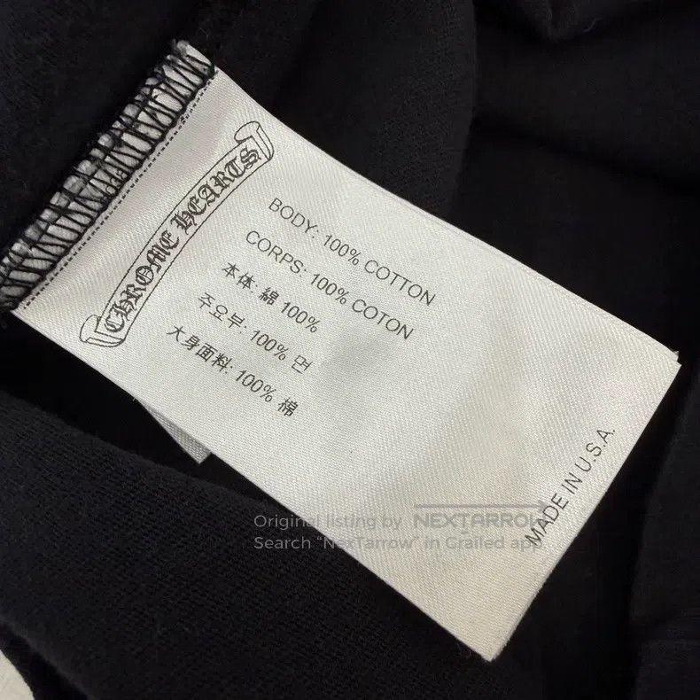 Chrome Hearts CHROME HEARTS Size S Black and yellow logo long sleeve Size US S / EU 44-46 / 1 - 3 Thumbnail