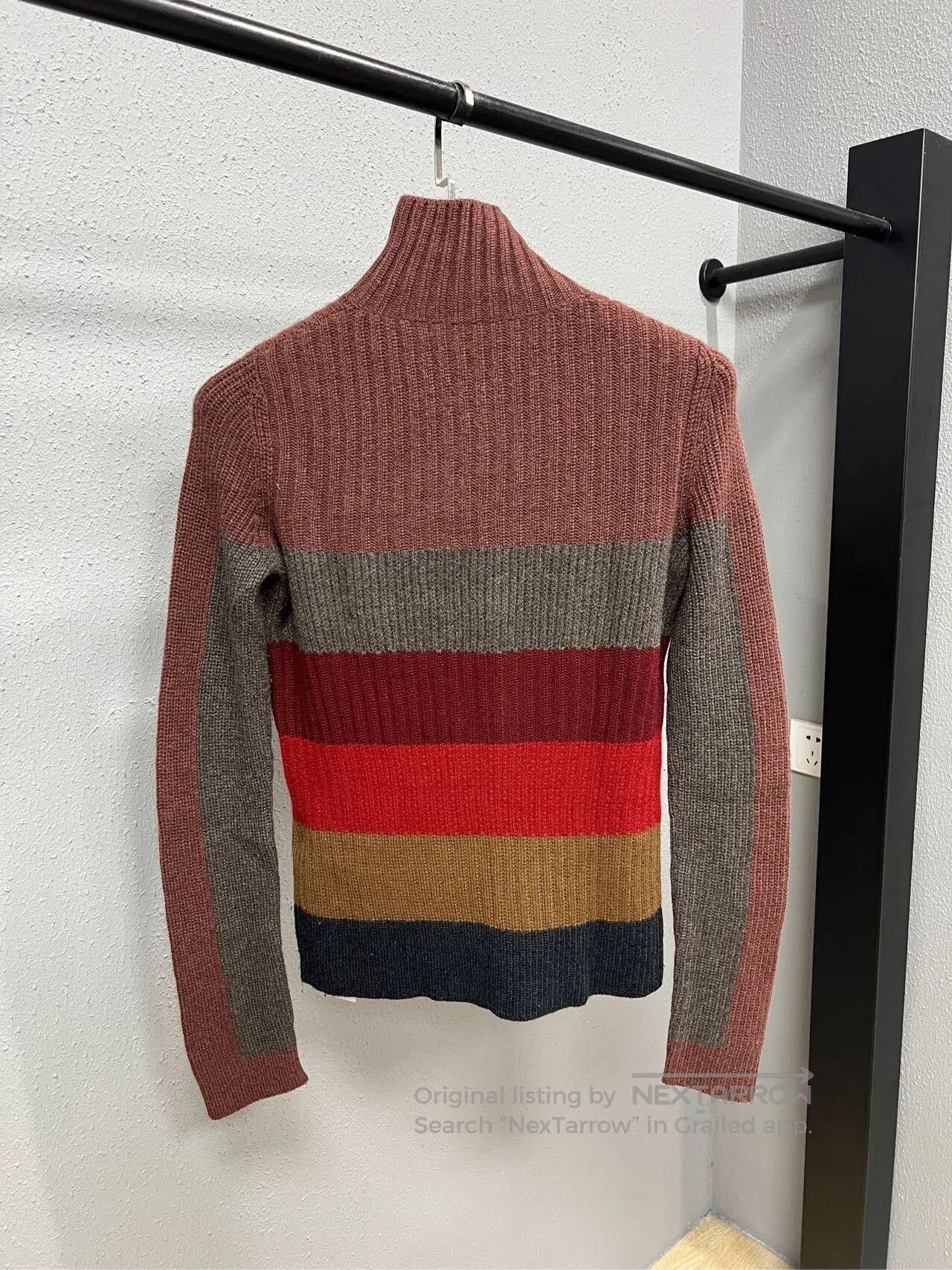 Loro Piana striped turtleneck wool sweater from Loro Piana. Size US M / EU 48-50 / 2 - 2 Thumbnail