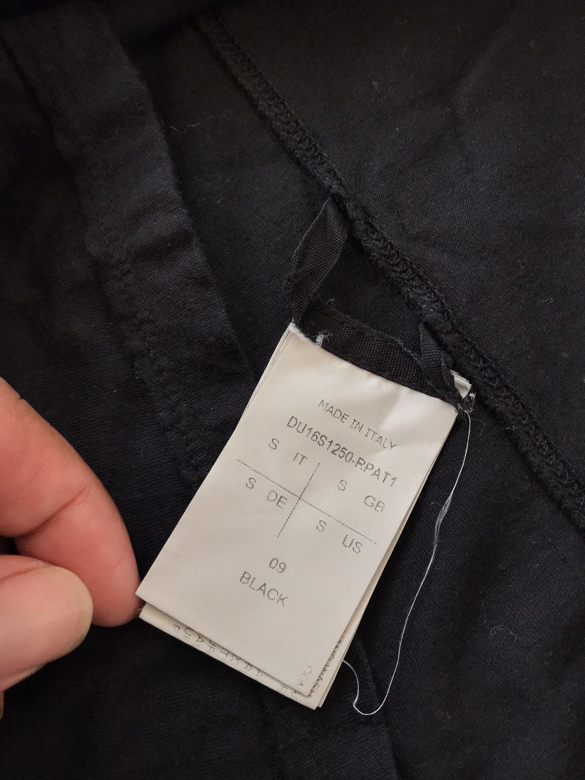Rick Owens Drkshdw RICK OWENS DRKSHDW PATCH LEVEL TEE Size S / US 4 / IT 40 - 6 Thumbnail