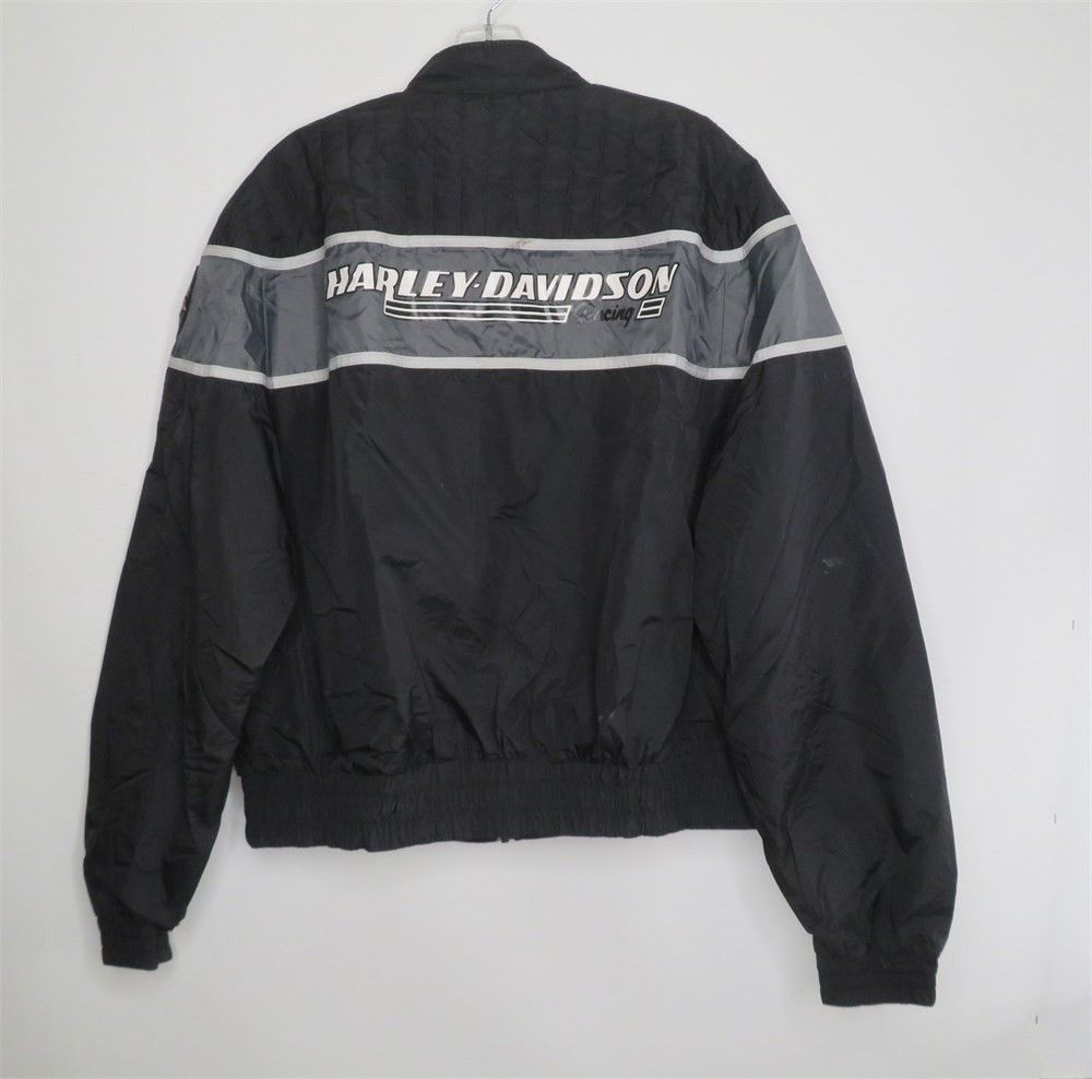 Harley Davidson Vintage Harley Davidson Embroidered Jacket Mens 2XL Size US XXL / EU 58 / 5 - 4 Thumbnail