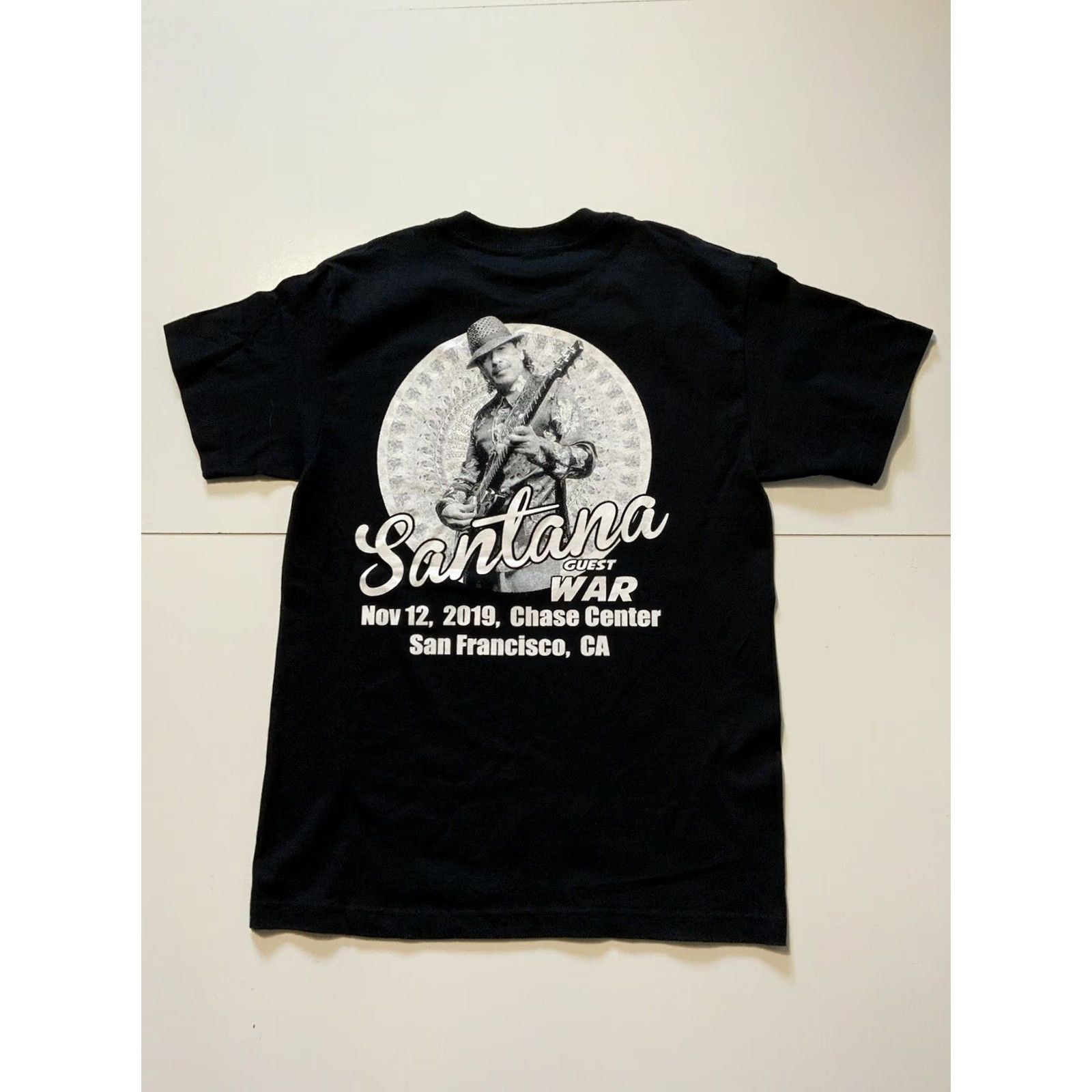 Vintage Carlos Santana The Doobie Brothers Supernatural Now Tour 2019 Band T-Shirt Sz. M Men Black Shirts M Band Tee Size US M / EU 48-50 / 2 - 2 Thumbnail
