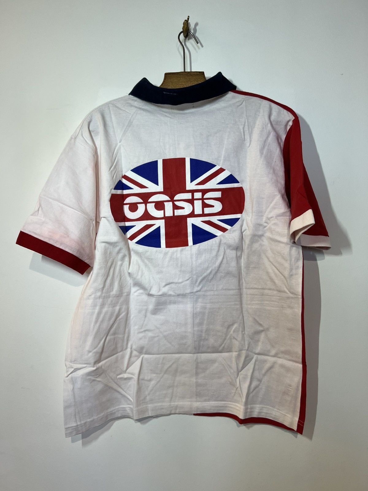 Band Tees Rare vintage polo shirt Oasis collar 1990s, UK Size US L / EU 52-54 / 3 - 6 Thumbnail