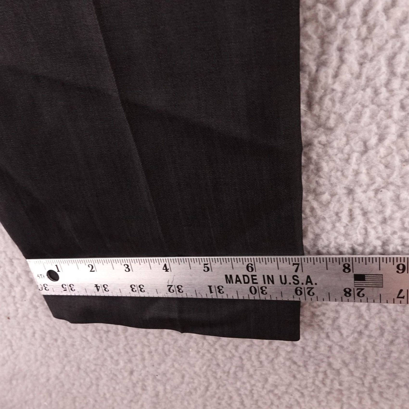 Z Zegna Z Zegna Mens Pants Gray Wool Mohair Flat Front Dress Trousers US 33 IT 48R Size US 33 - 6 Thumbnail