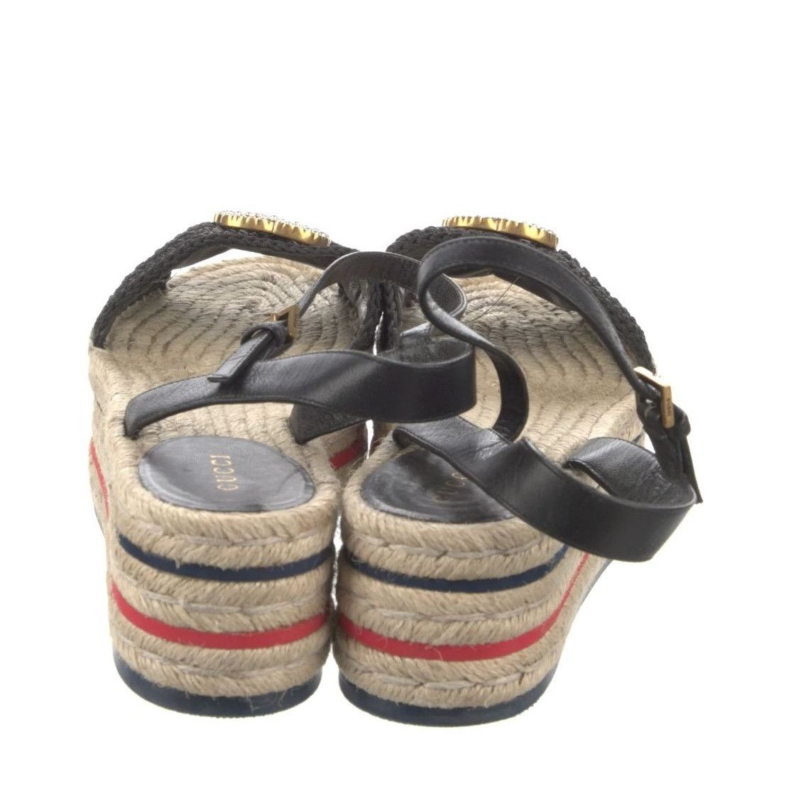 Gucci GUCCI Striped Braided Accents Espadrilles Size US 9 / IT 39 - 4 Thumbnail