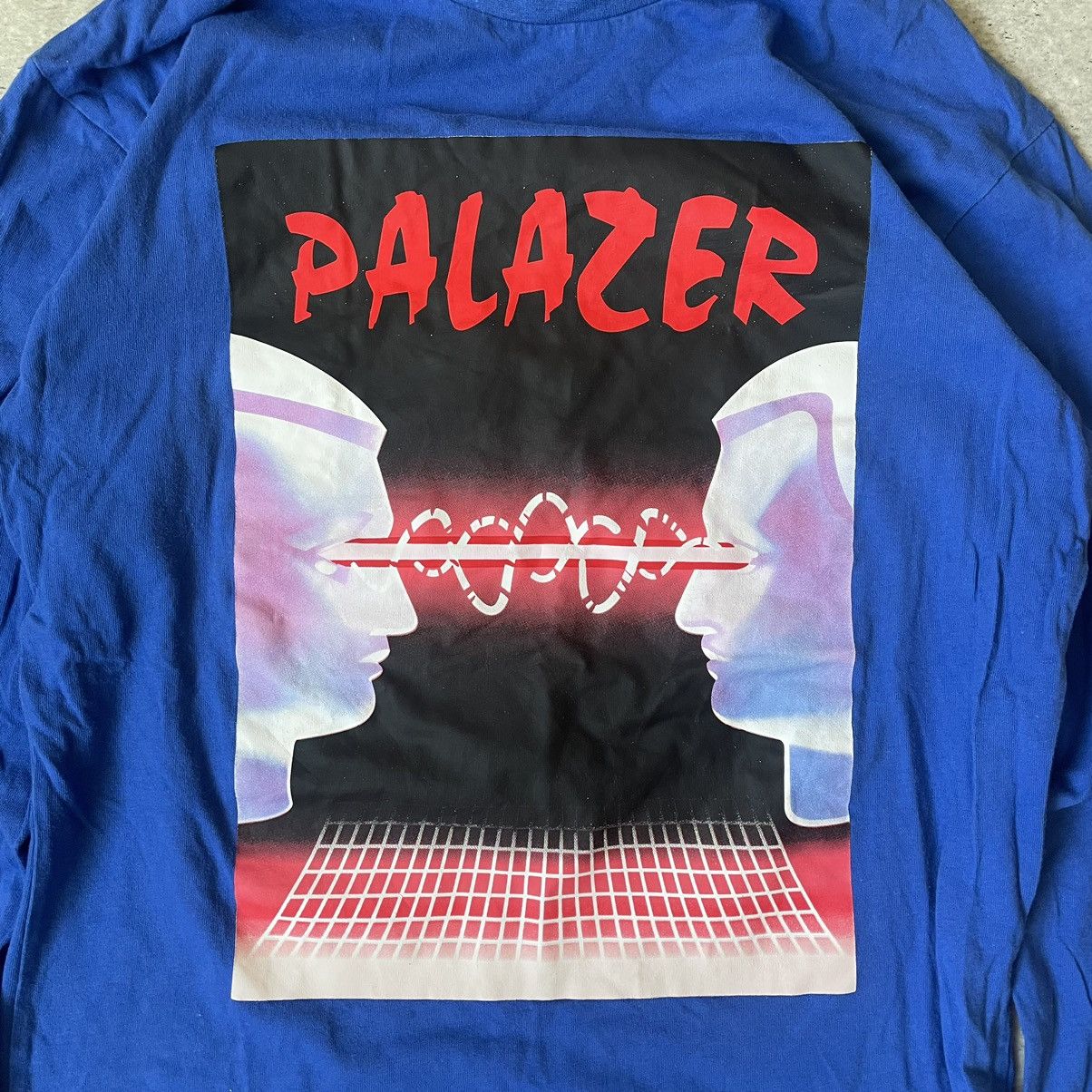 Palace Vintage Palce Palazer Blue Long Sleeve SK8 Size US L / EU 52-54 / 3 - 2 Thumbnail