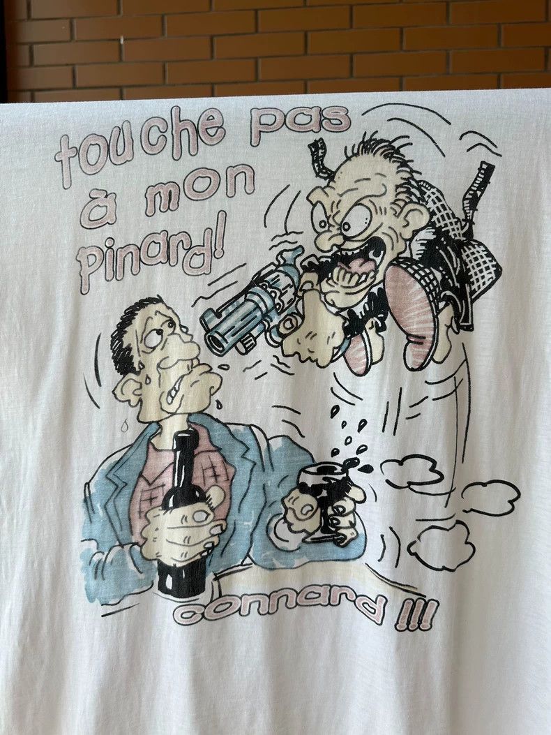 Vintage Vintage Tee 90s Comic Slogan 2505-Nextarrow Size US L / EU 52-54 / 3 - 3 Thumbnail