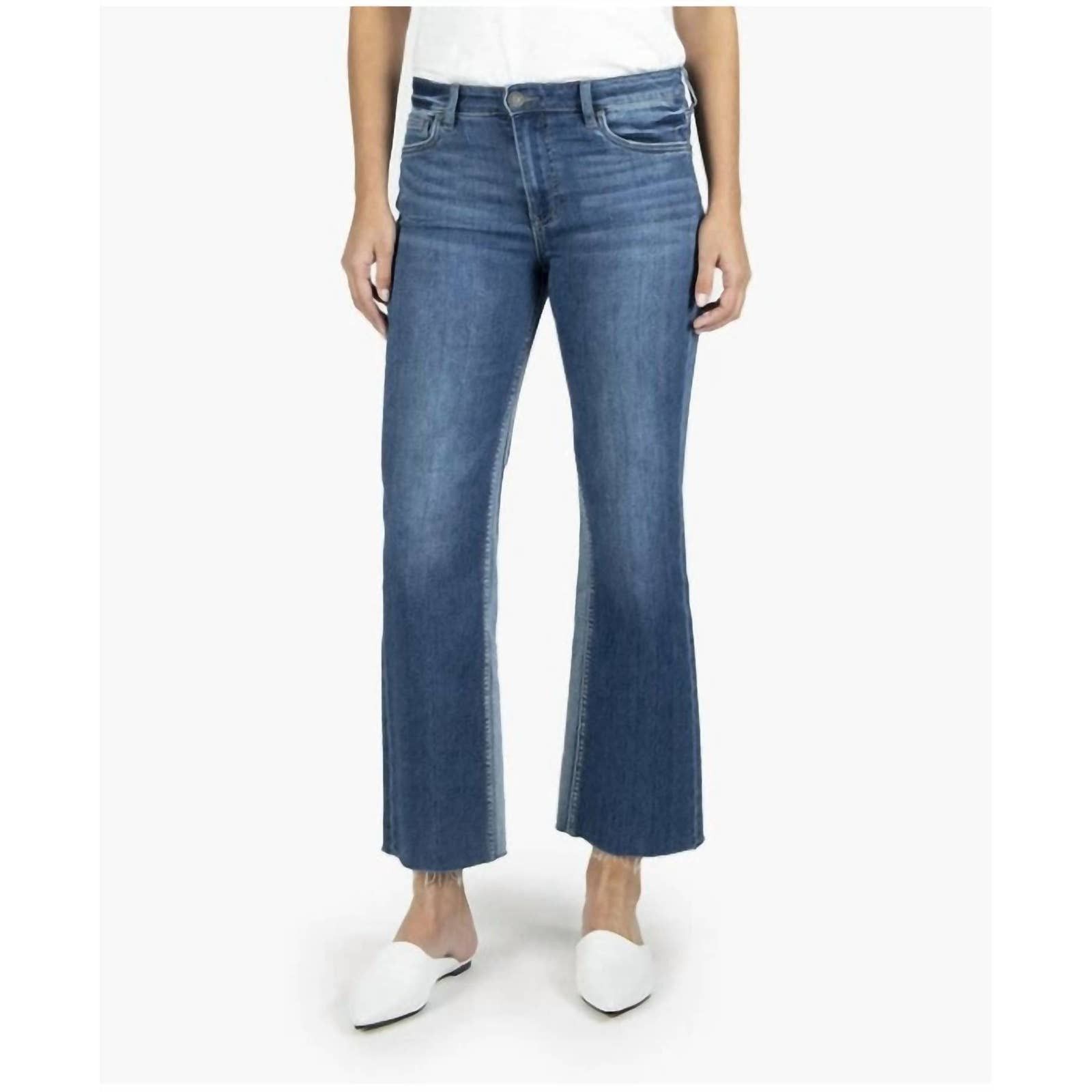 Kelsey High Rise Ankle Flare | Sentiment