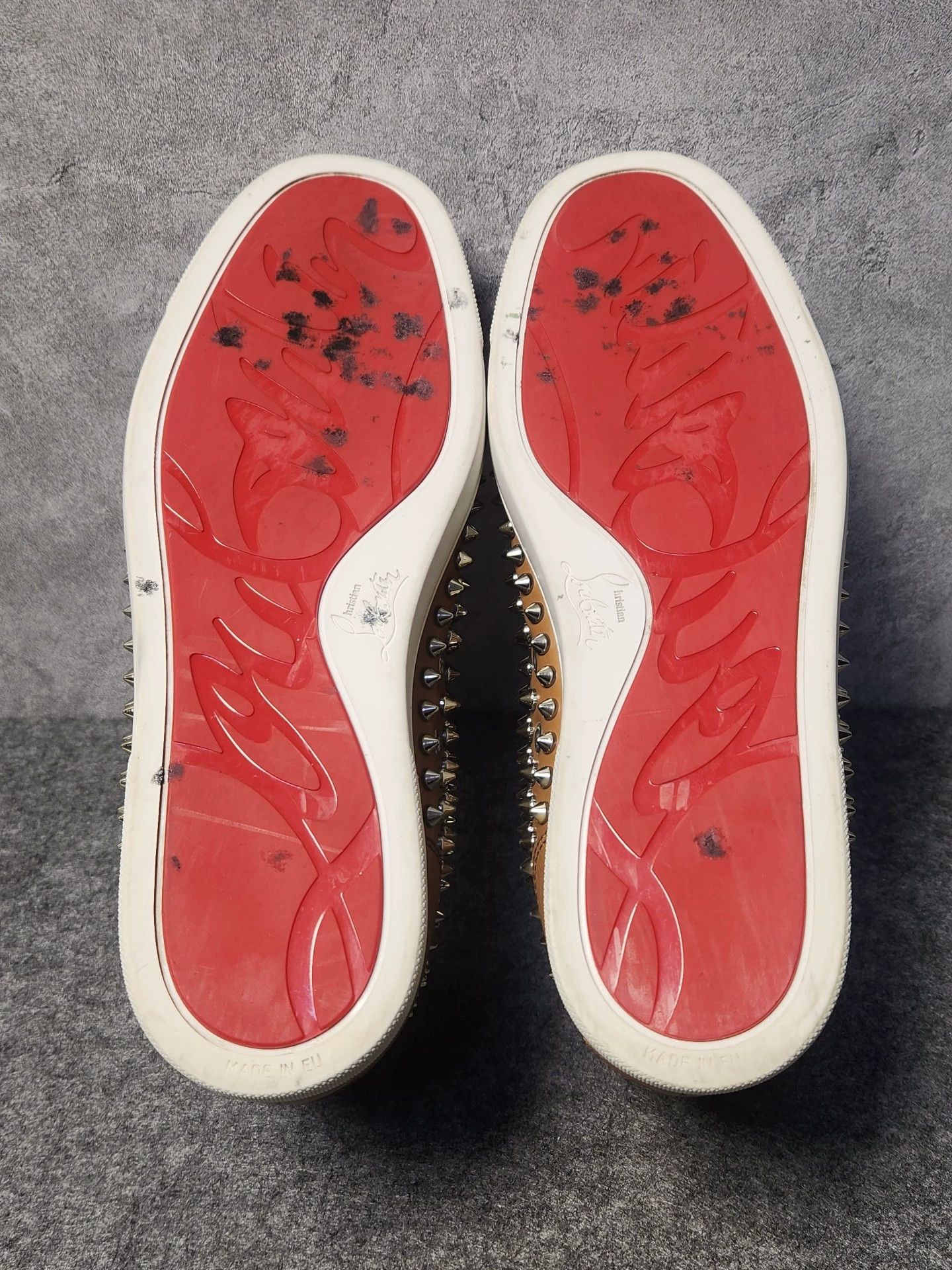 Christian Louboutin Christian Louboutin Yellow Leather High-TopSneakers 43 Size US 9 / EU 42 - 9 Thumbnail