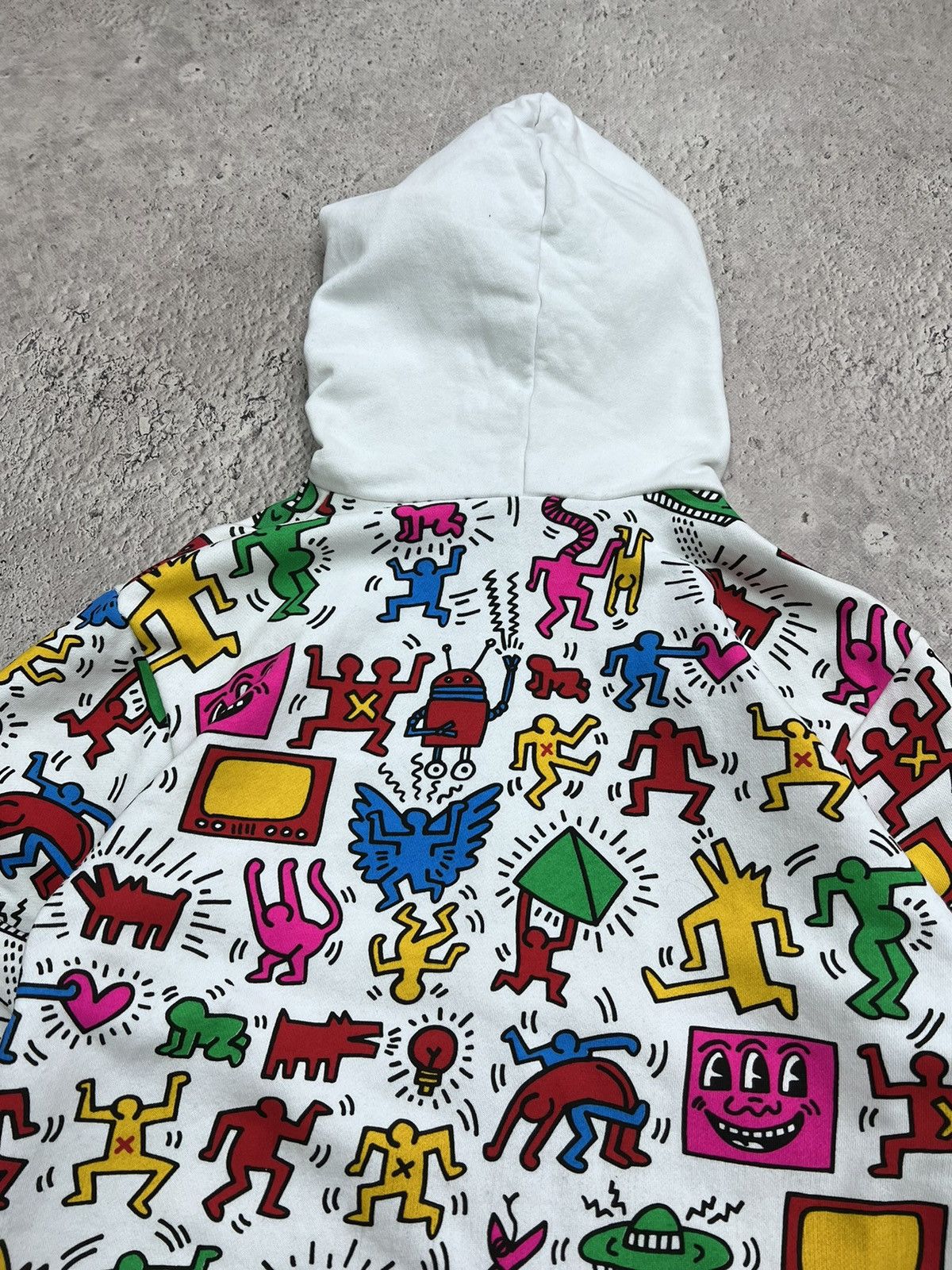 Hypebeast × Keith Haring Sick Crazy All Over Printed Keith Haring X Big Bang Hoodies Size US M / EU 48-50 / 2 - 15 Thumbnail