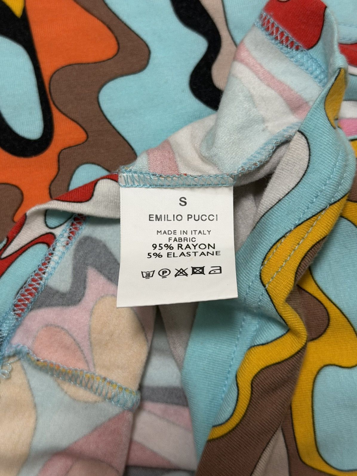 Emilio Pucci EMILIO PUCCI Spring Summer 2005 Printed T-Shirt Size S / US 4 / IT 40 - 6 Thumbnail