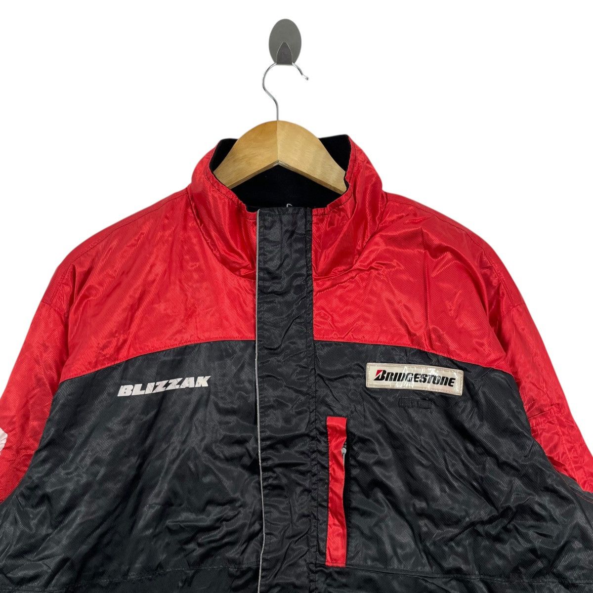 Japanese Brand Vintage Blizzak Revo GT Bridgestone Zipper Jacket Size US XL / EU 56 / 4 - 3 Thumbnail