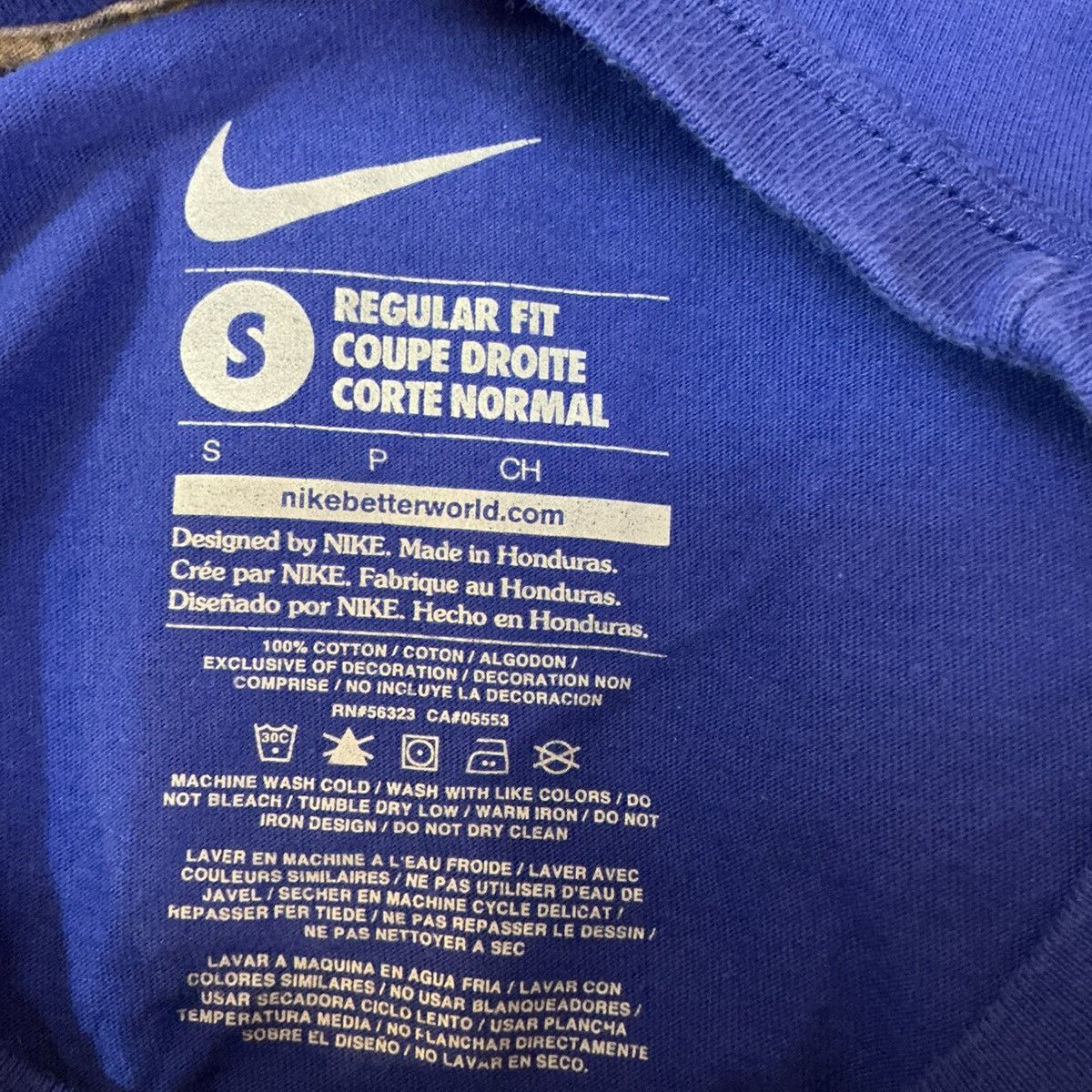 Nike Nike LeBron Men’s Sm Blue Short-Sleeve Graphic Tee Red Logo Size US S / EU 44-46 / 1 - 4 Thumbnail