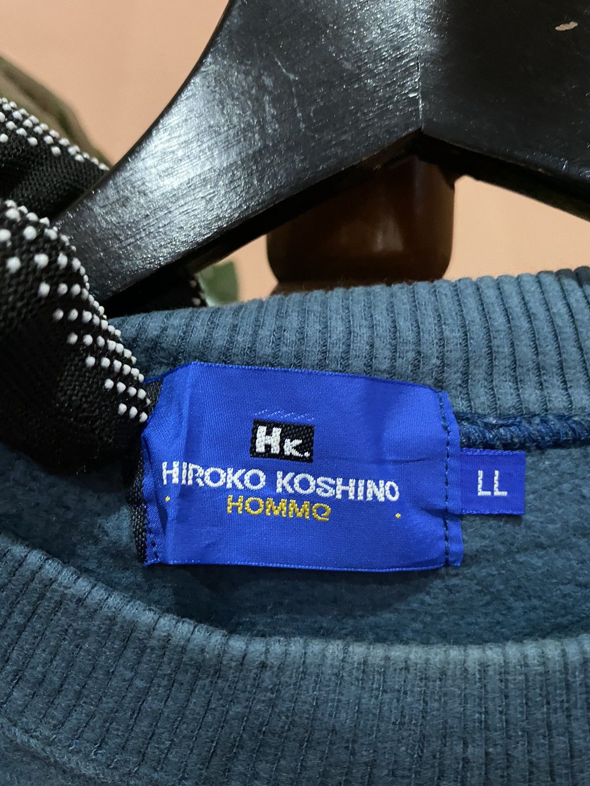 Hiroko Koshino Homme Hiroko Koshino Homme Sweatshirt - Teal Blue, Made in Japan Size US XL / EU 56 / 4 - 5 Thumbnail
