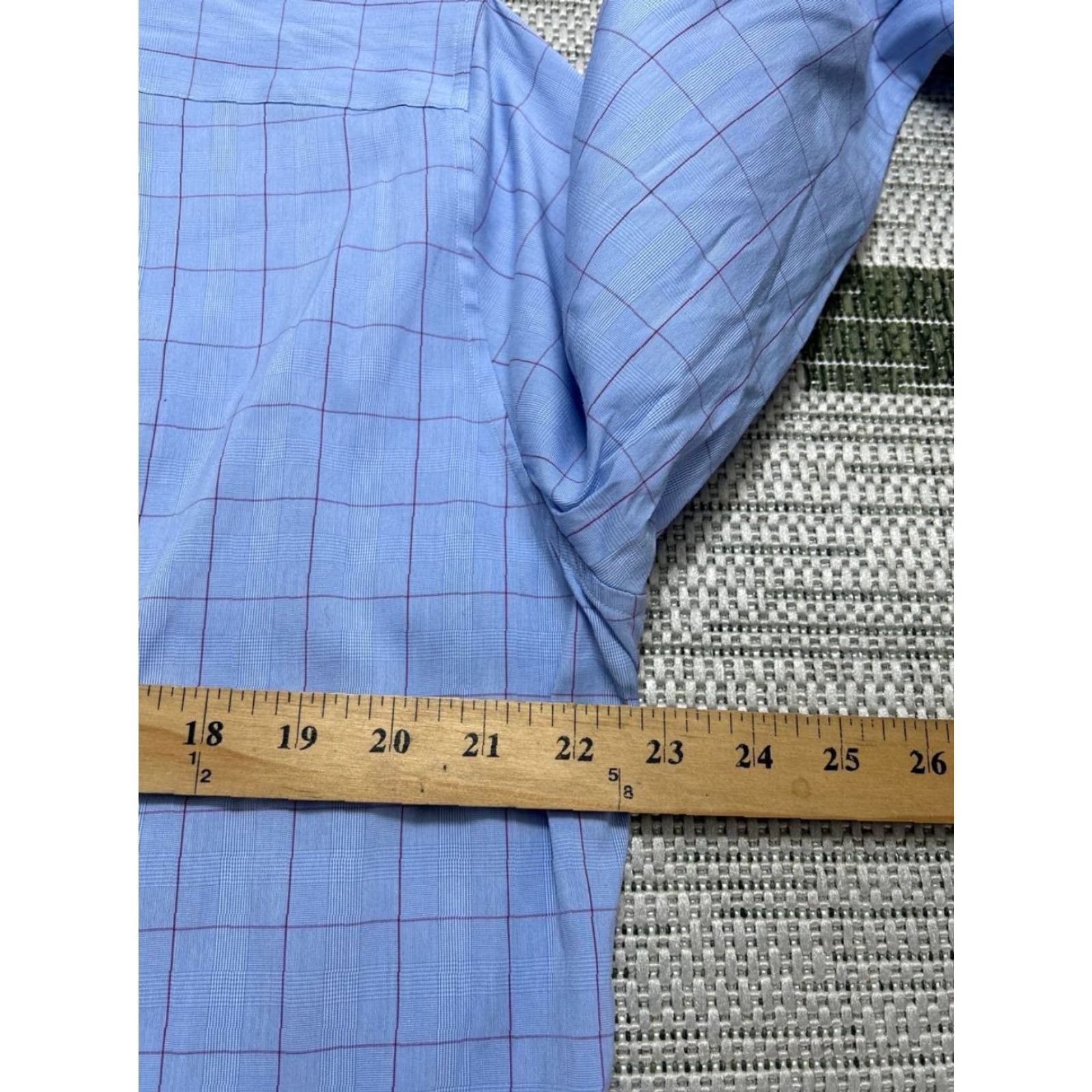 Bonobos Bonobos Dress Shirt Mens 16.5 Blue Cotton Button Up Dress Shirt Size 46R - 6 Thumbnail