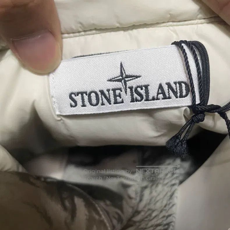 Stone Island Stone Island Metal Nylon Down Jacket Hooded Coat Silver Co Size US M / EU 48-50 / 2 - 7 Thumbnail