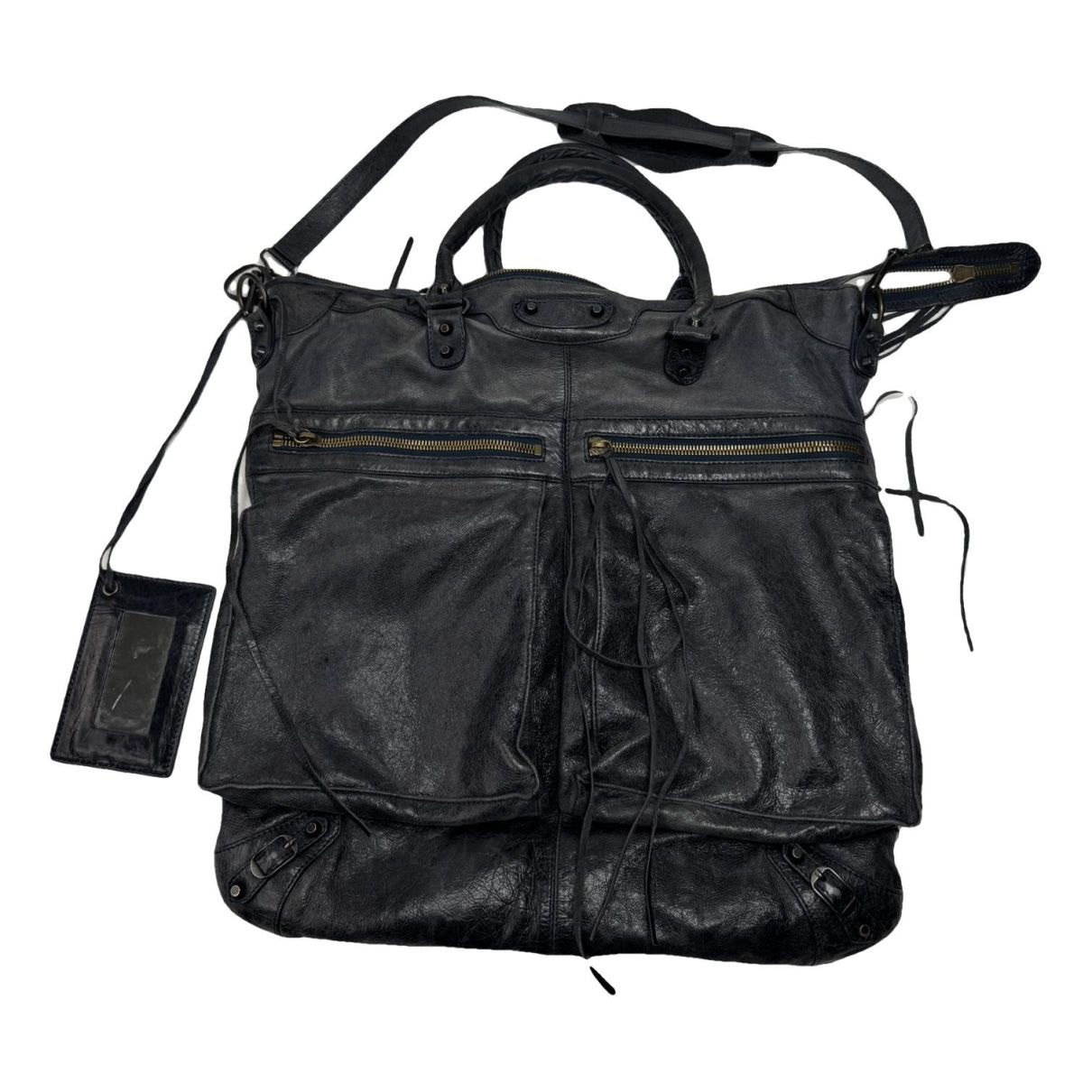 Balenciaga City Navy Leather Handbag Size ONE SIZE - 1 Thumbnail