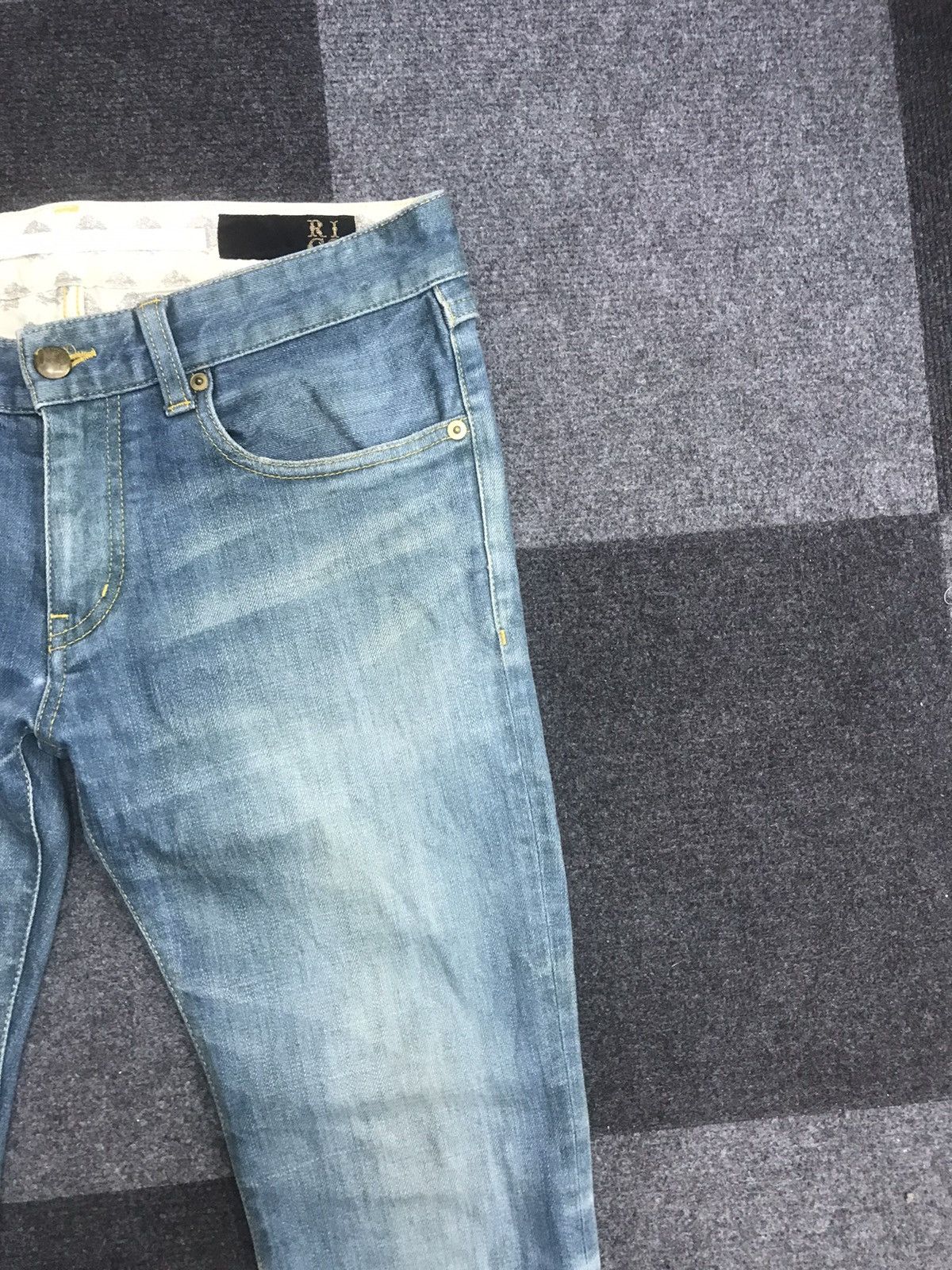 Designer × Japanese Brand RICO Japanese Designer Low Rise Skinny Jeans Size US 32 / EU 48 - 4 Thumbnail
