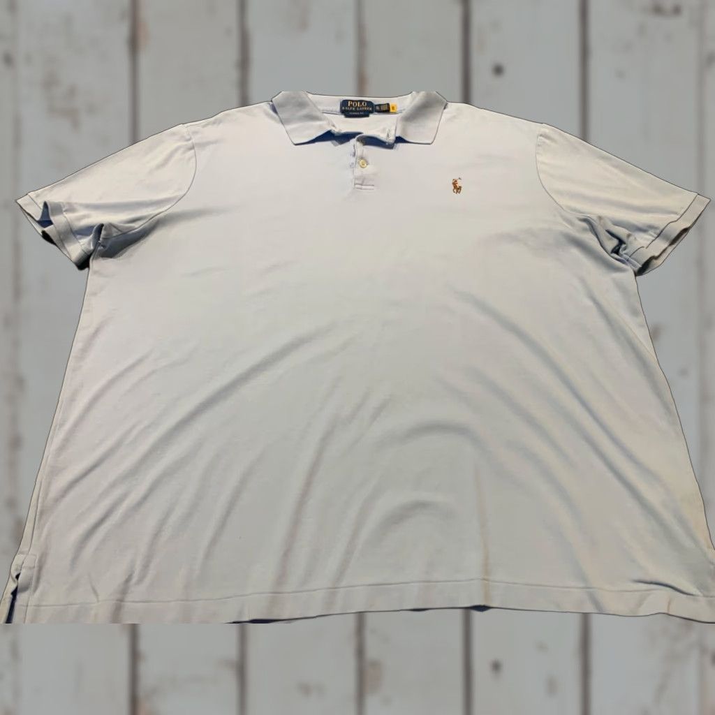 Ralph Lauren Ralph Lauren Polo Golf Shirt XL Mens Solid Blue Cotton Polo Knit Embroidered Pony Logo Casual Sports 90s? Size US XL / EU 56 / 4 - 1 Thumbnail