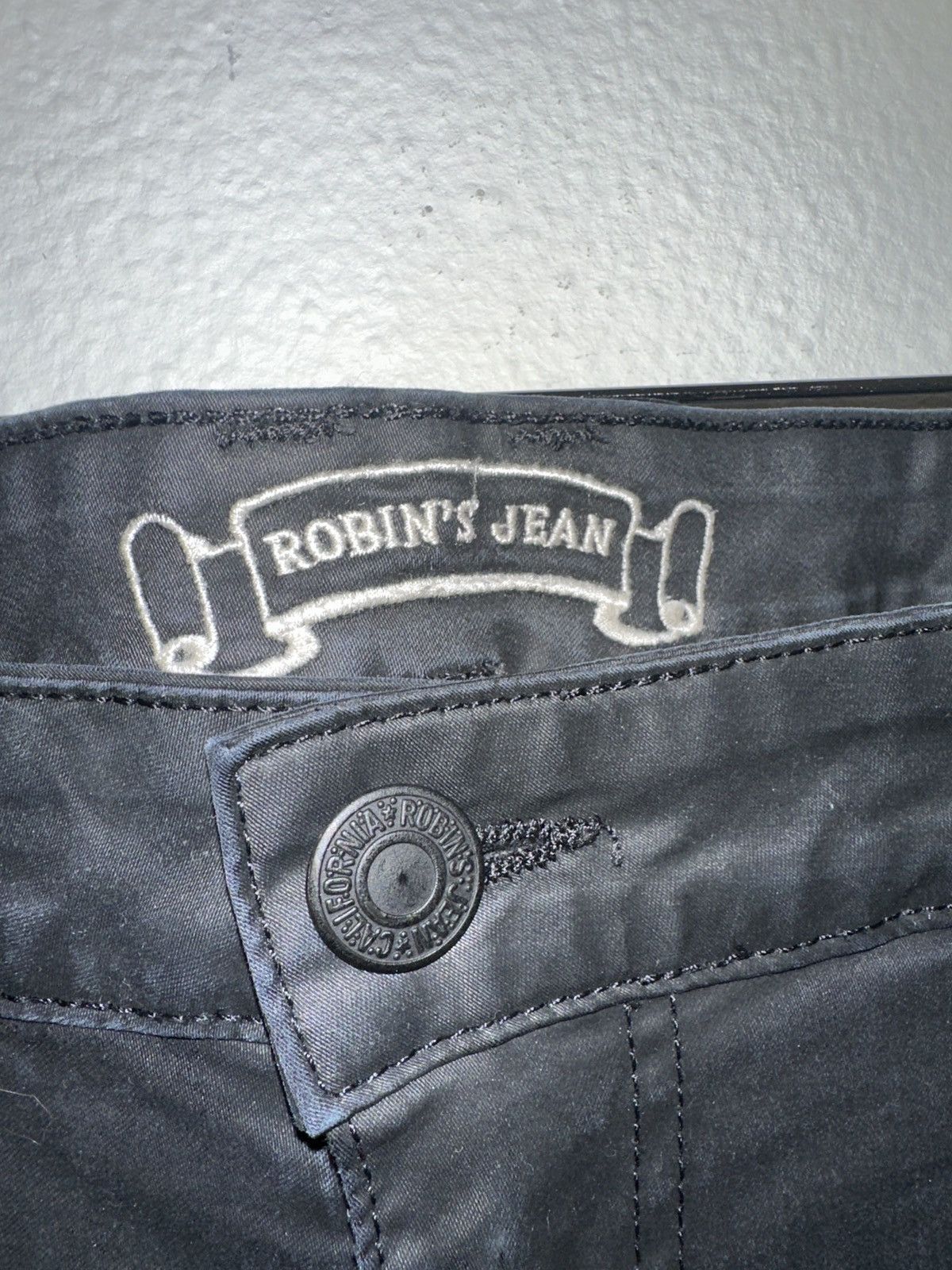 Robins Jeans 32 Robin Jeans Motorcycle Leather Jeans Size US 32 / EU 48 - 6 Thumbnail