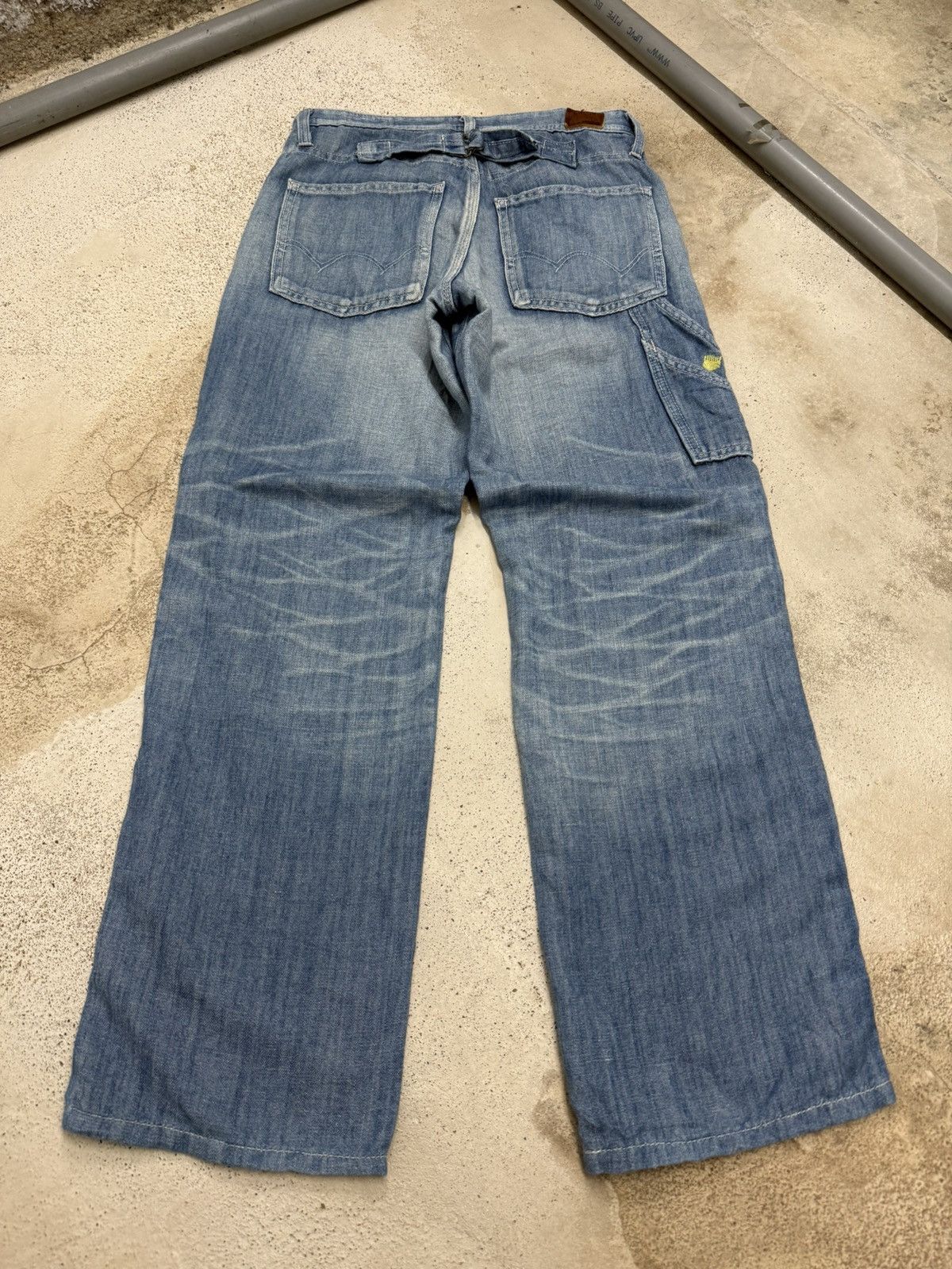 Edwin Vintage Buckle Back People at Work Edwin Pants Size 27" / US 4 / IT 40 - 1 Thumbnail