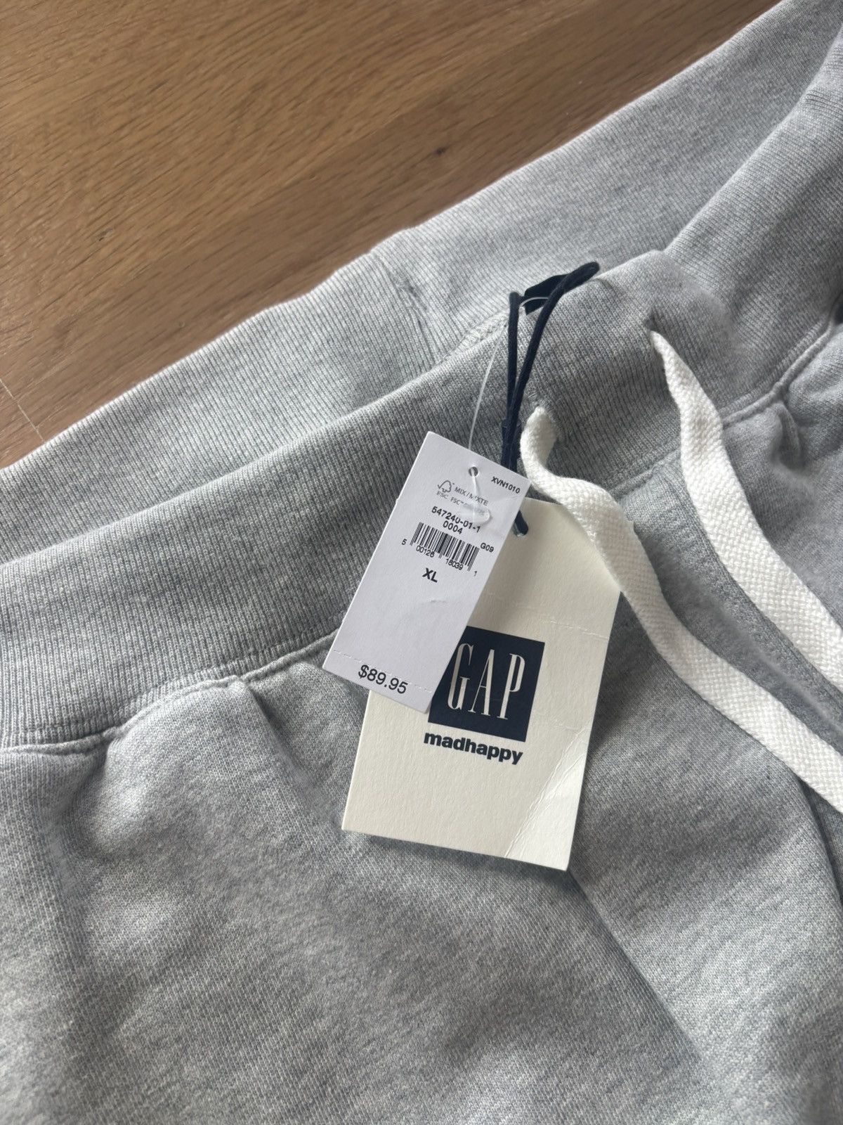 Gap × Madhappy Gap x MadHappy Mad Baggy Track Pant Grey Men's Size XL Size US 36 / EU 52 - 4 Thumbnail