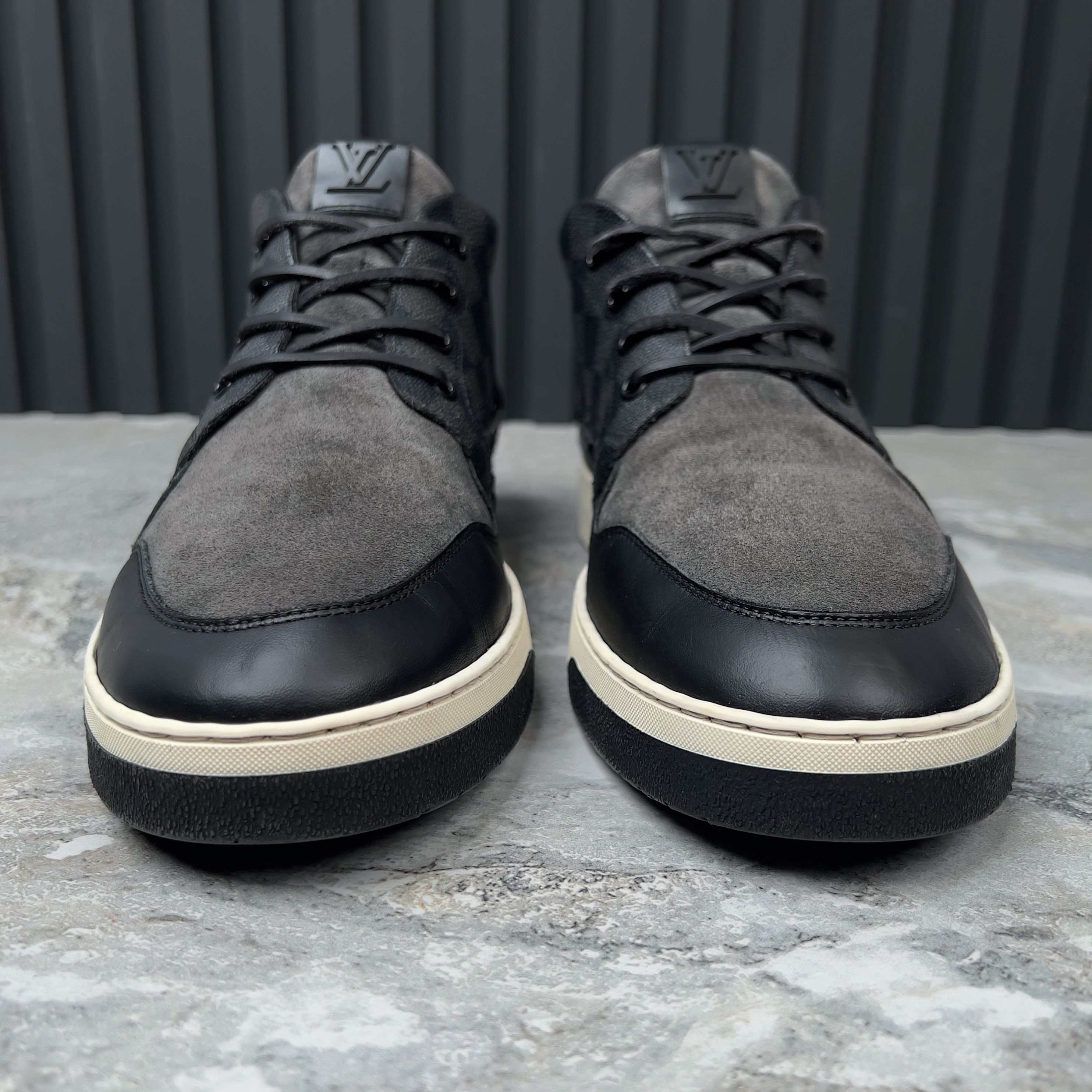 Louis Vuitton Trainer Damier Boots Graphite Leather Size US 10.5 / EU 43-44 - 8 Thumbnail