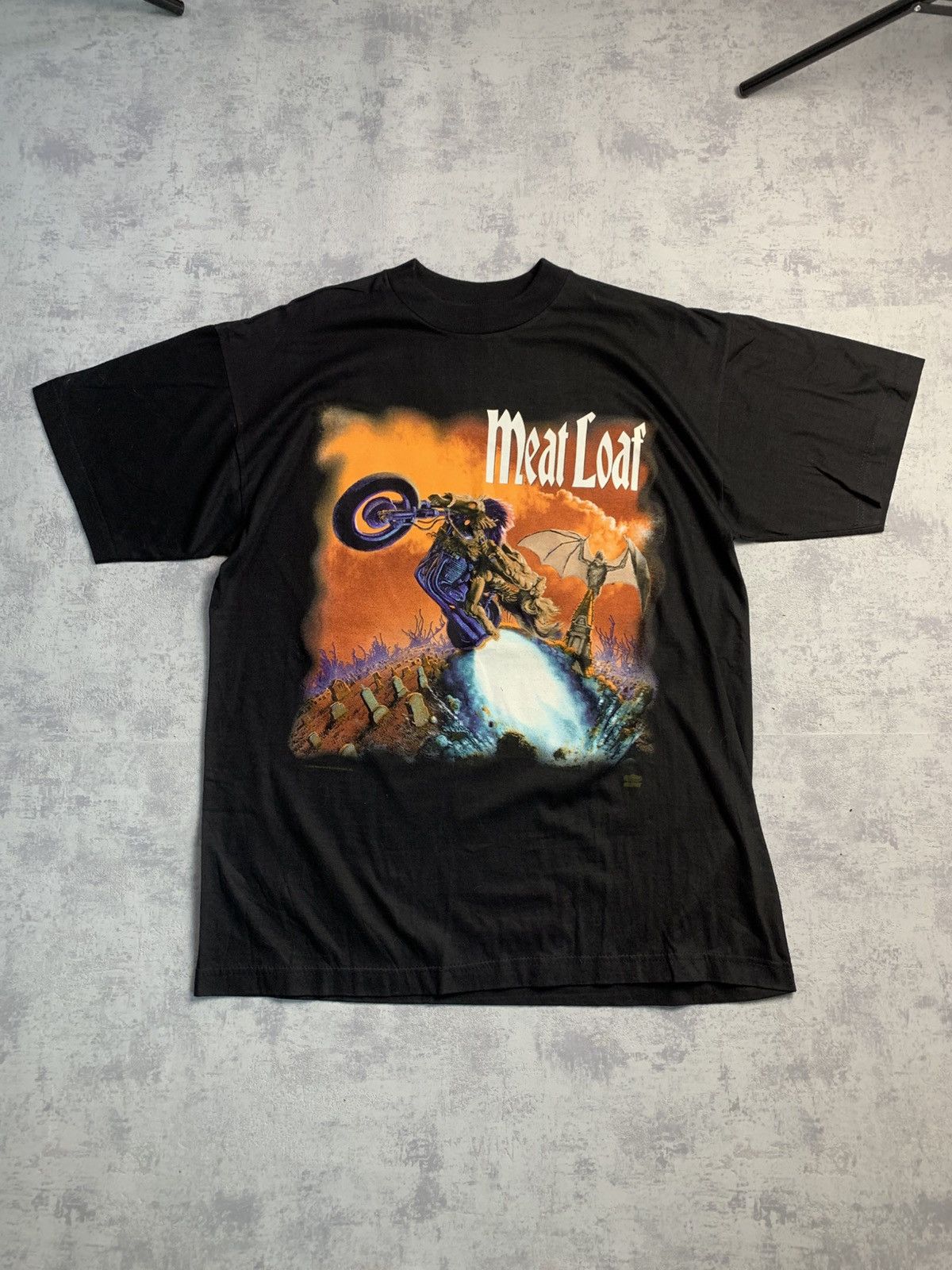 Band Tees × Vintage Meat Load World Tour 1996 1994 Vintage tshirt Size US L / EU 52-54 / 3 - 1 Thumbnail
