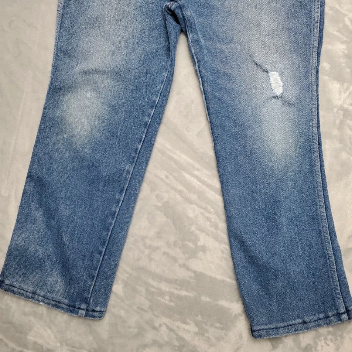 Wrangler Wrangler Jeans Mens 38x30 Blue Denim Cowboy 937STR Straight 5-Pocket Western Vintage Mens Size US 38 / EU 54 - 2 Thumbnail