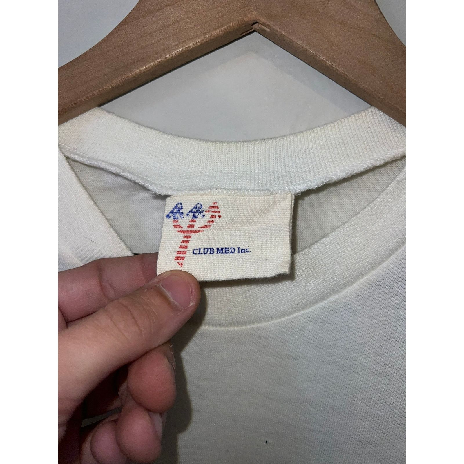 Vintage Vintage Mexico Club Med Playa Blanca Shirt White L Beach Tee Size US L / EU 52-54 / 3 - 7 Thumbnail