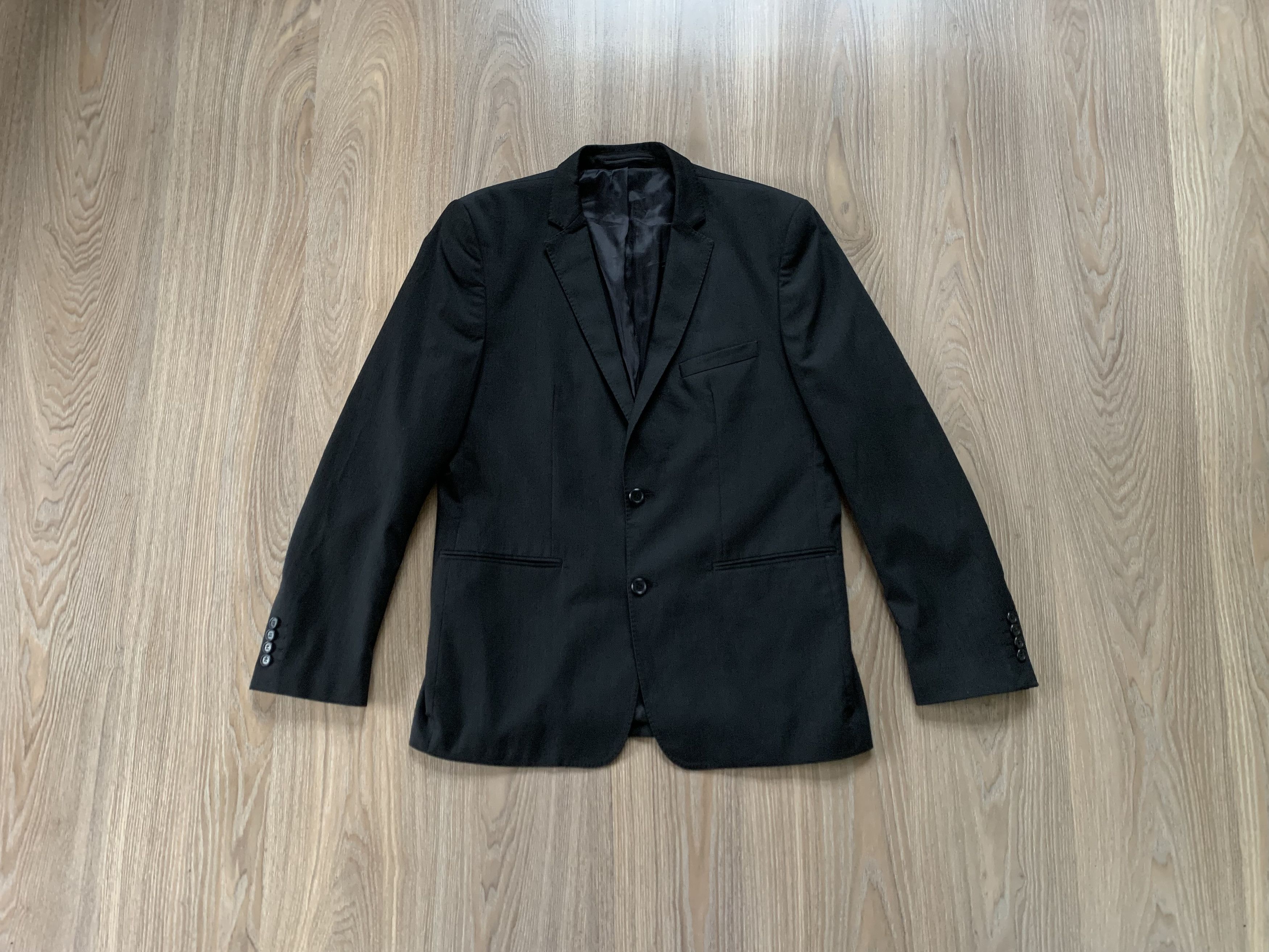 Zara Man Basic Black Blazer Jacket