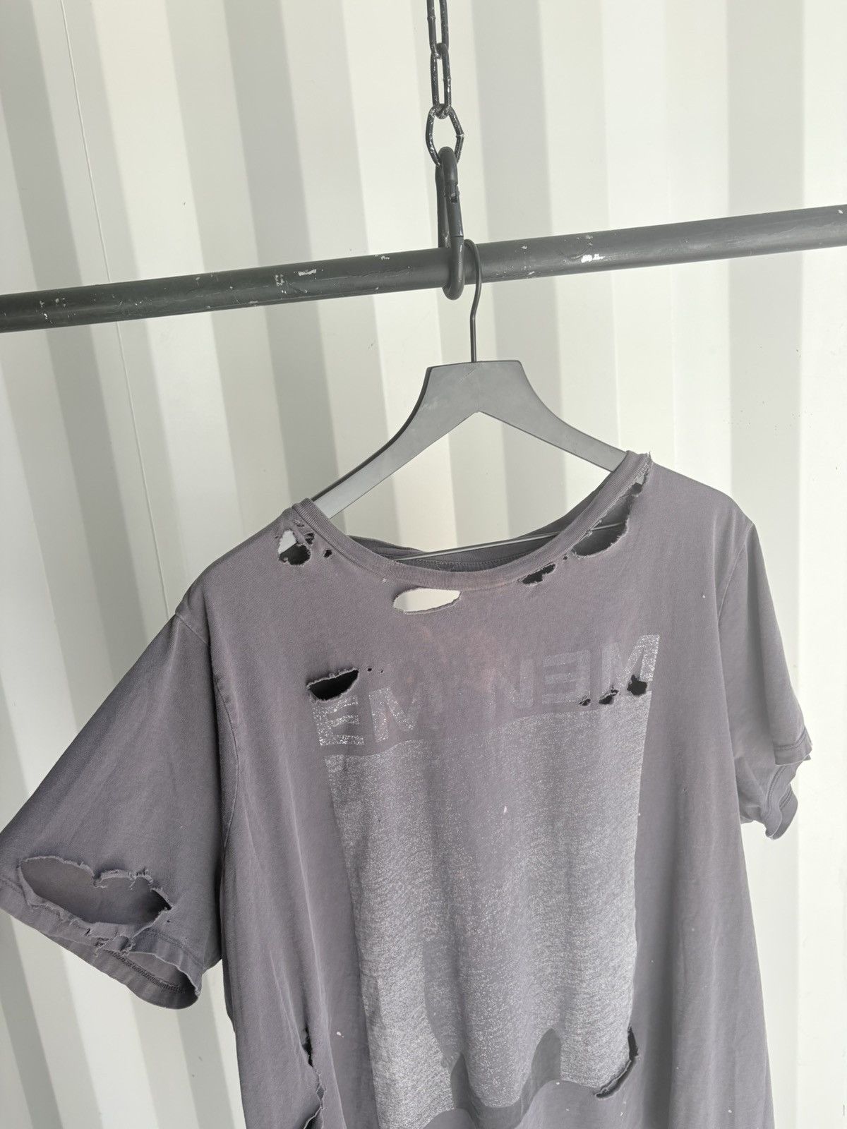 Band Tees Thrashed Eminem Faded Shirt Distressed ERD Grunge Rap WCC Size US XL / EU 56 / 4 - 2 Thumbnail