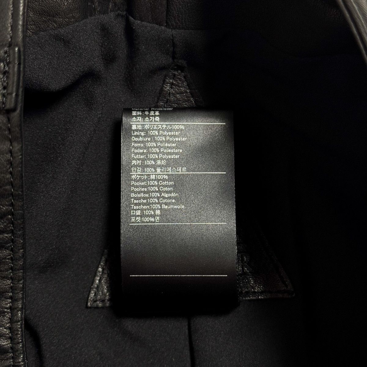 Other A LEATHER CARGO PANTS BLACK L COWHIDE Size US 40 / EU 56 - 8 Thumbnail
