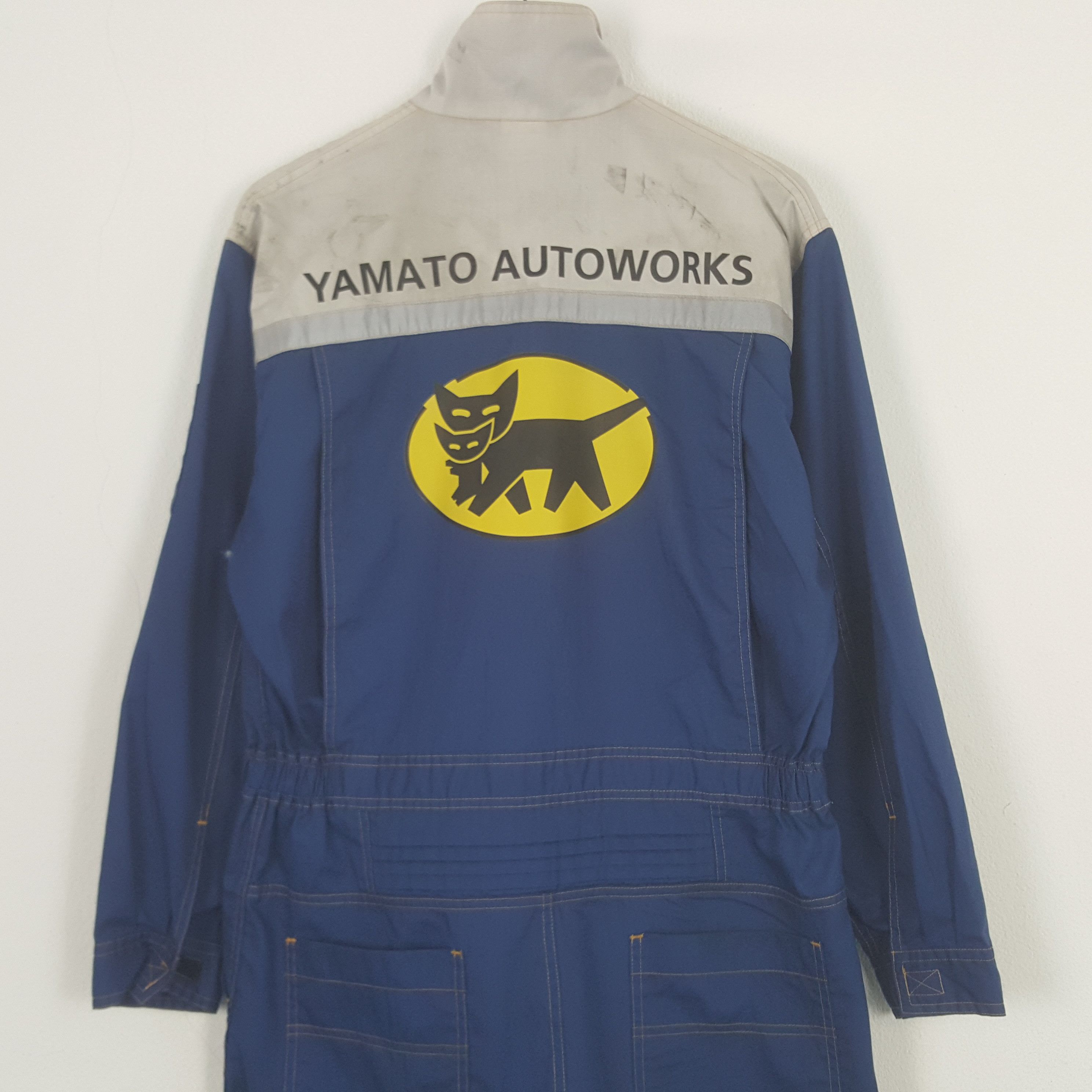 Japanese Brand Vintage Yamato Autoworks Worker Coverall Jumpsuit Jacket Size US M / EU 48-50 / 2 - 2 Thumbnail