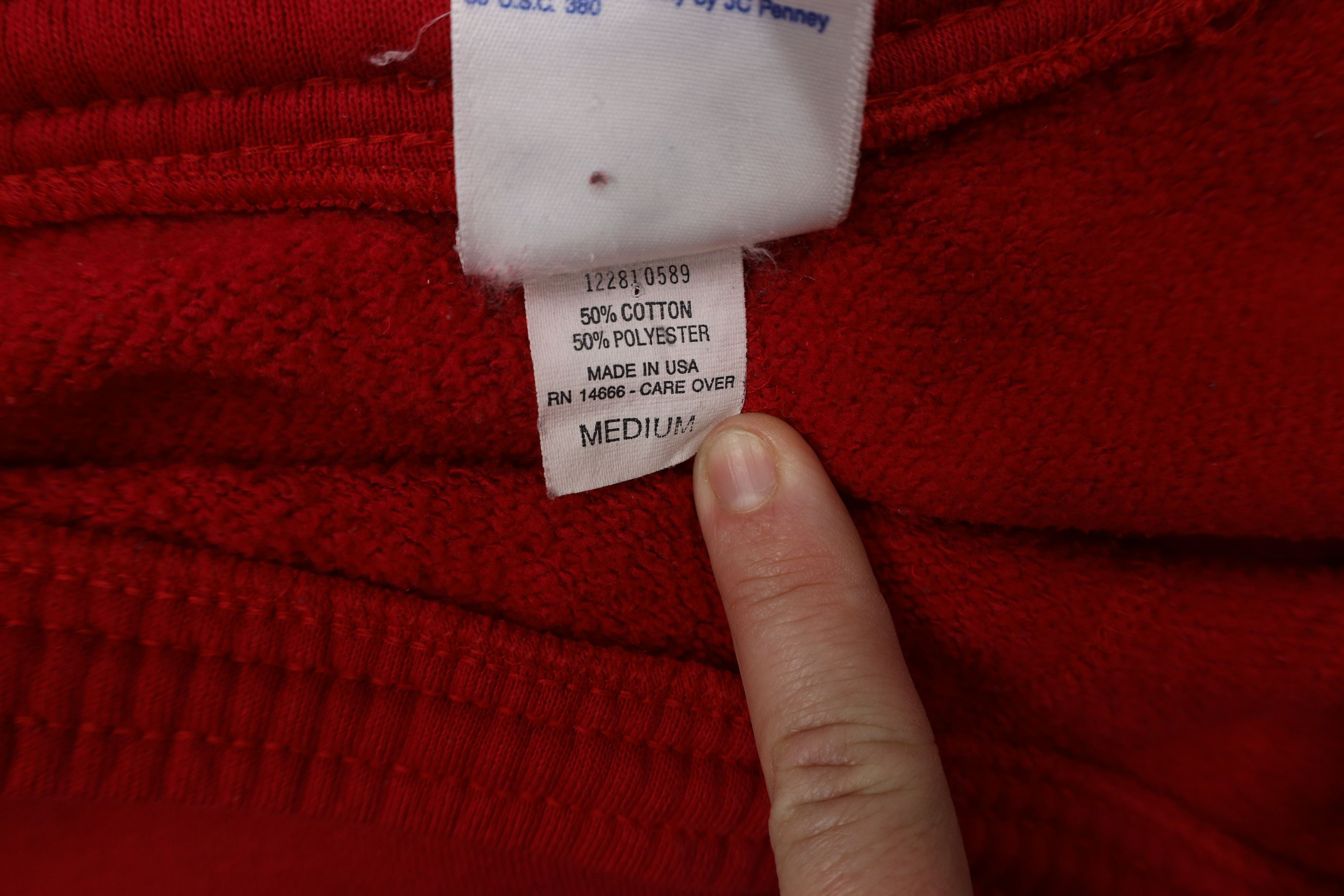 Vintage Vintage 90s USA Olympics Blank Sweatpants Joggers Red USA Size US 34 / EU 50 - 9 Thumbnail