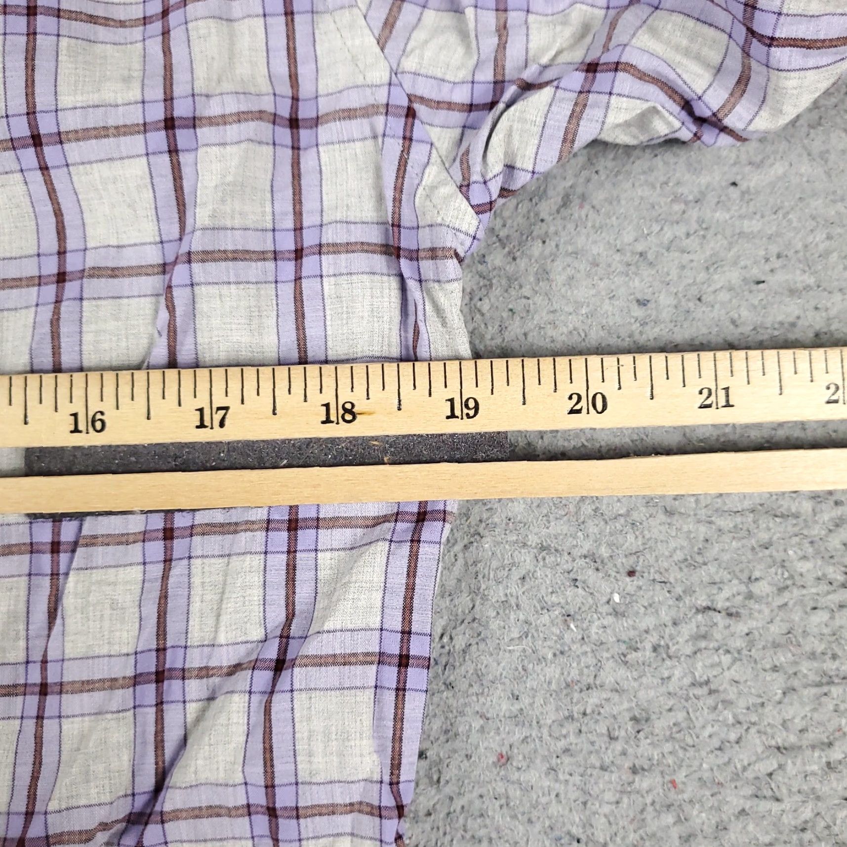 Bonobos Bonobos Shirt Mens Small Purple Plaid Button-Up Long Sleeve Size US S / EU 44-46 / 1 - 5 Thumbnail