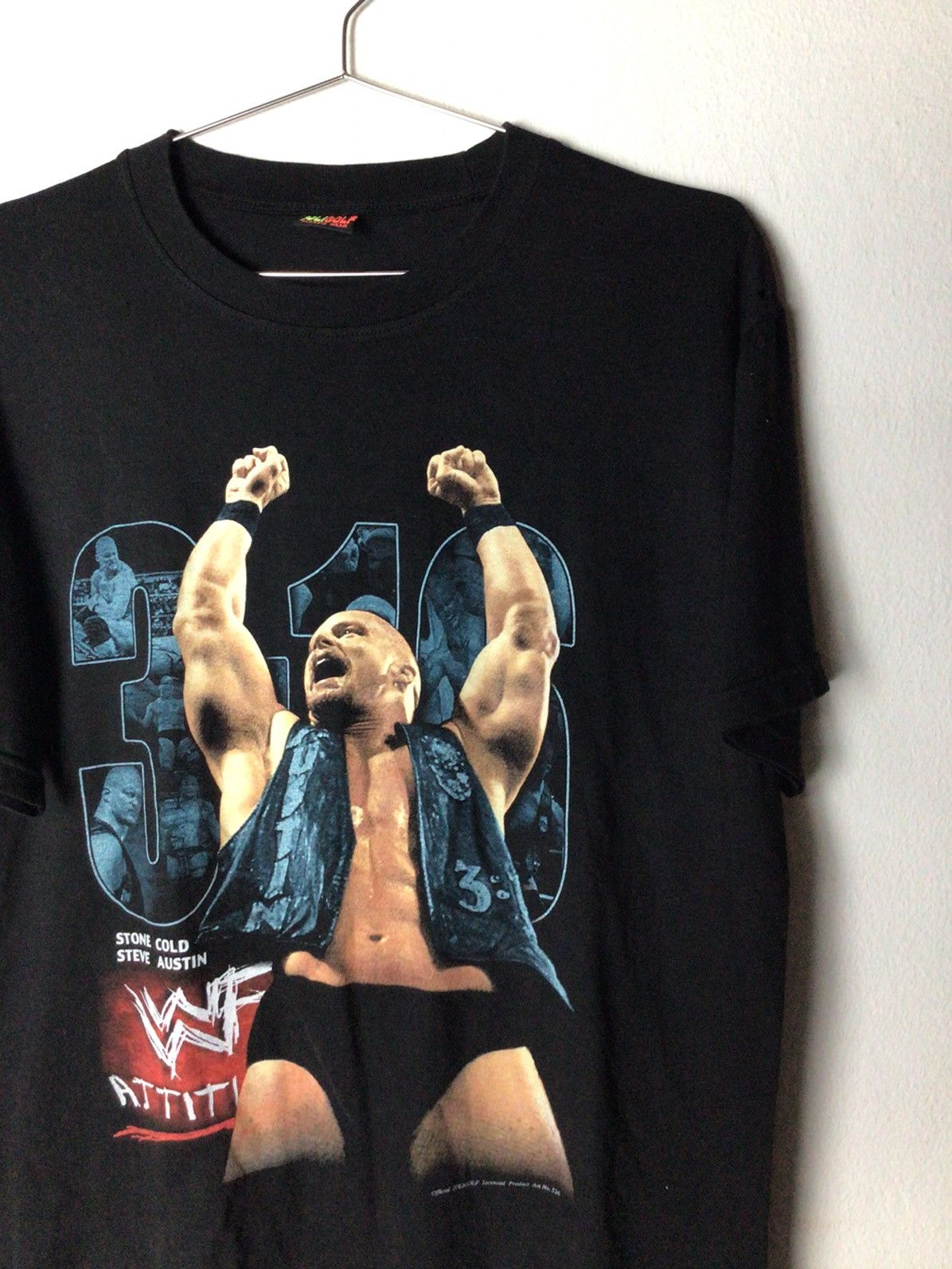 WCW/nWo × WWE × WWF Stones cole wwf thai old 90-00's Size US L / EU 52-54 / 3 - 1 Thumbnail