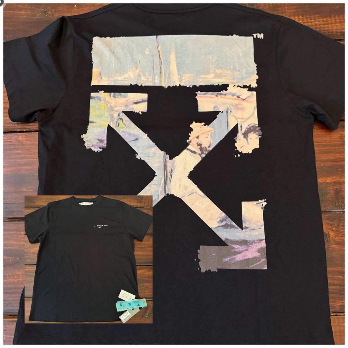 off-white モネ | Off-White OFF-WHITE Edouard Manet Boat Studio 