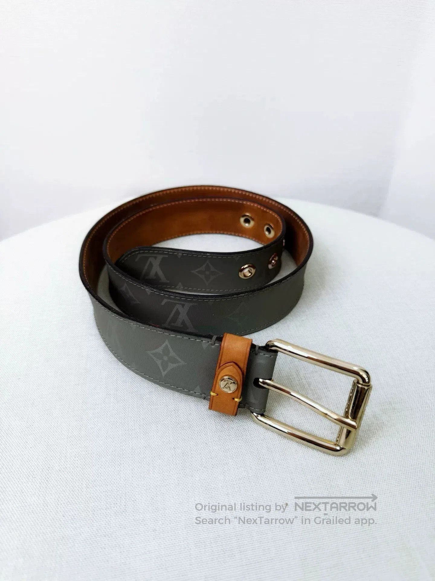 Louis Vuitton Louis Vuitton Laser Metal Buckle Belt. Size ONE SIZE - 1 Thumbnail