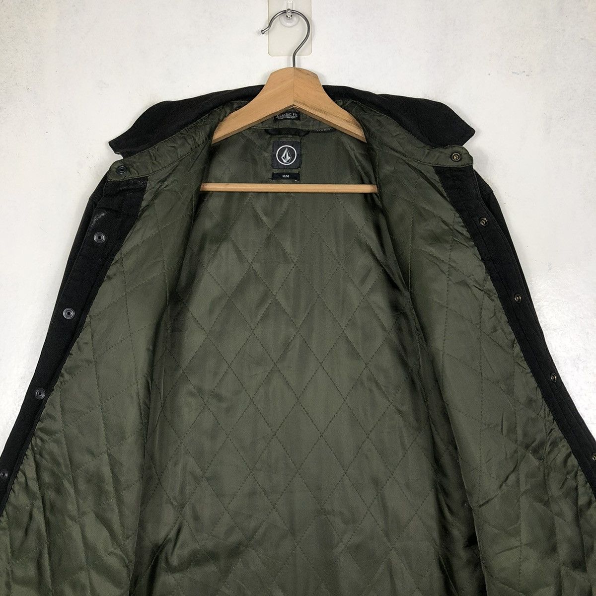Japanese Brand 📌VINTAGE BIKER WOOL JACKET VOLCOM CARGO POCKET Size US M / EU 48-50 / 2 - 15 Thumbnail